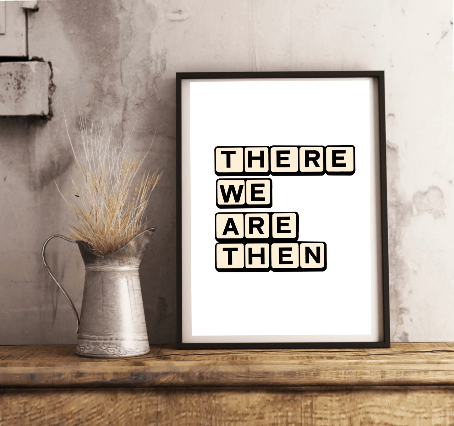 Clever Scrabble Art Print – TWAT Wordplay Poster - mezetto KEOLIX KEOLIX