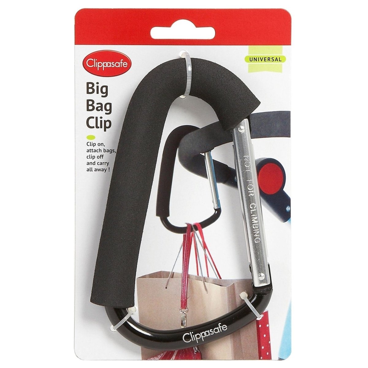 Clippasafe Big Bag Clip - mezetto ebebek ebebek