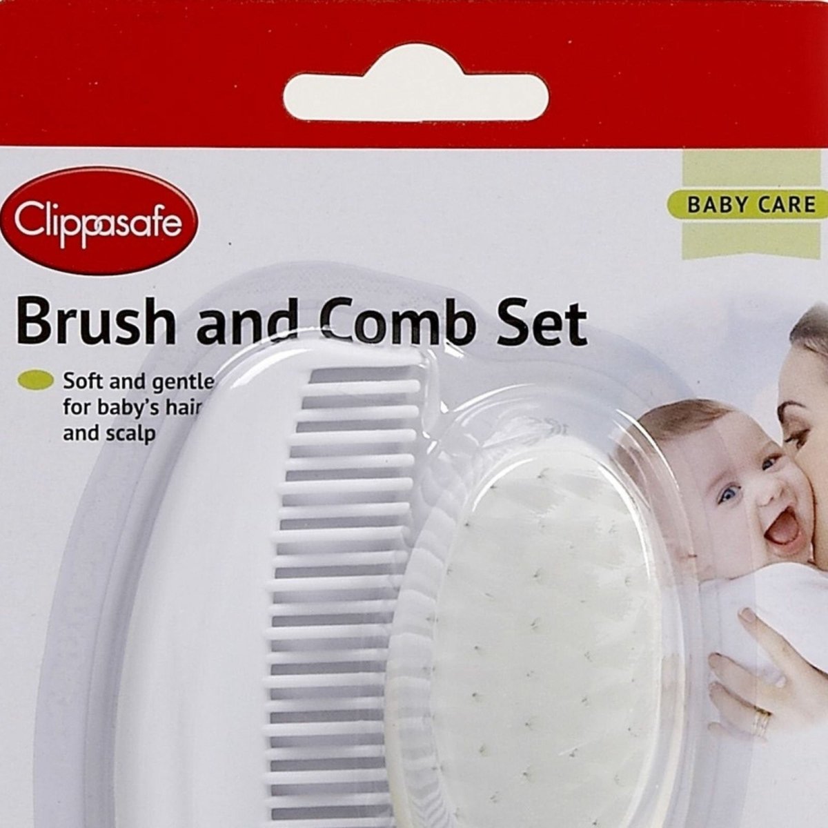 Clippasafe Brush and Comb Set - mezetto ebebek ebebek