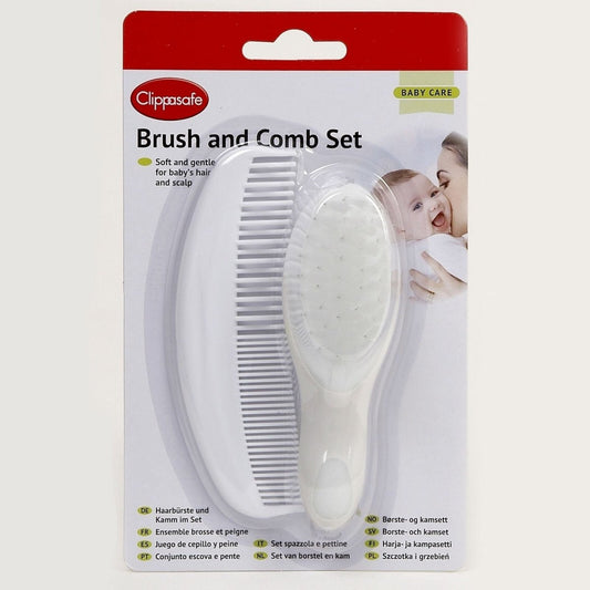 Clippasafe Brush and Comb Set - mezetto ebebek ebebek