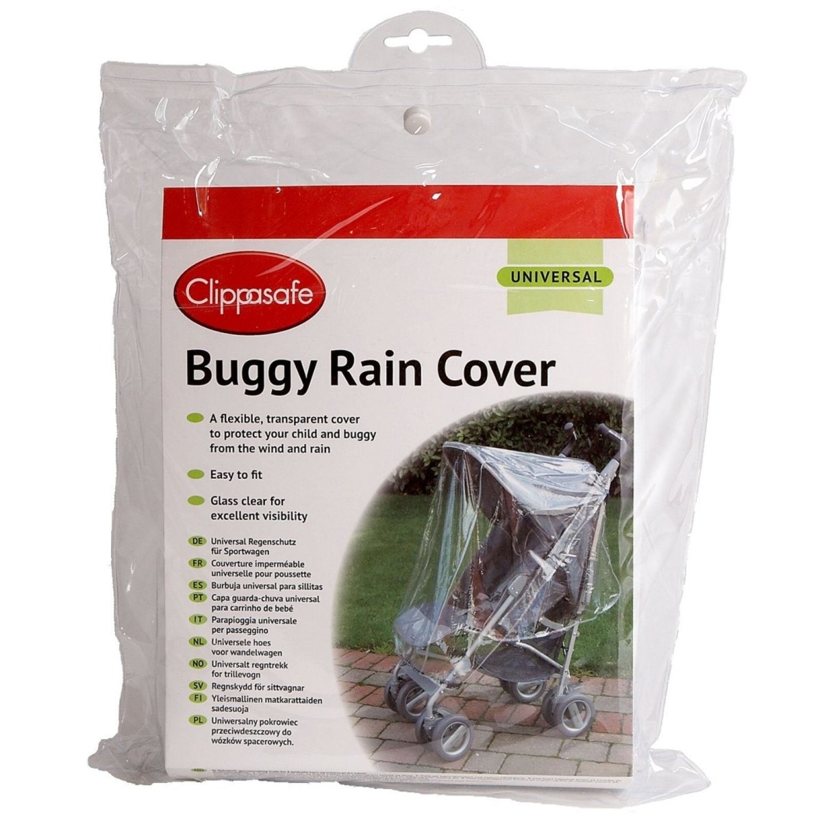 Clippasafe Buggy Raincover (Throwover) - mezetto ebebek ebebek