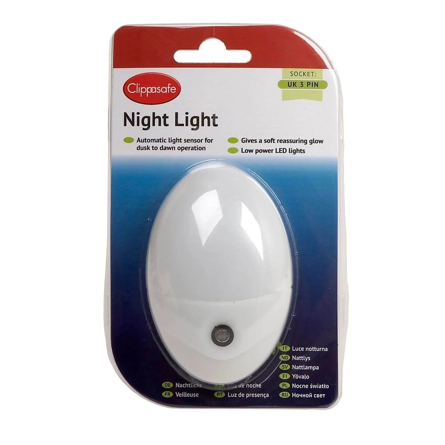 Clippasafe Nightlight with Sensor - mezetto ebebek ebebek