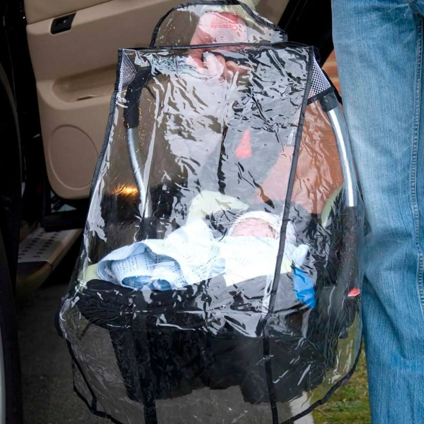 Clippasafe PVC Rain Cover for Infant Car Seat - mezetto ebebek ebebek