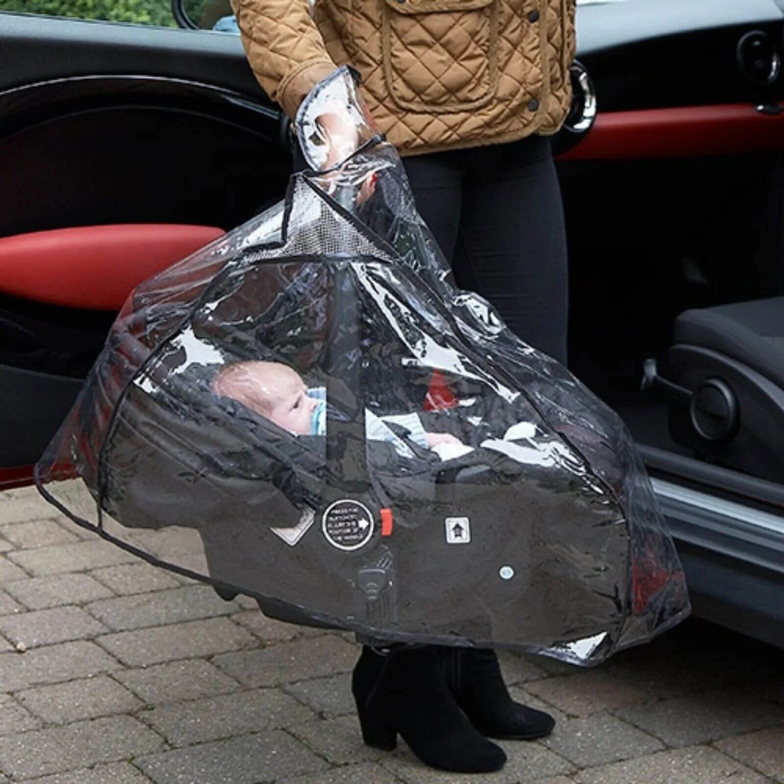 Clippasafe PVC Rain Cover for Infant Car Seat - mezetto ebebek ebebek