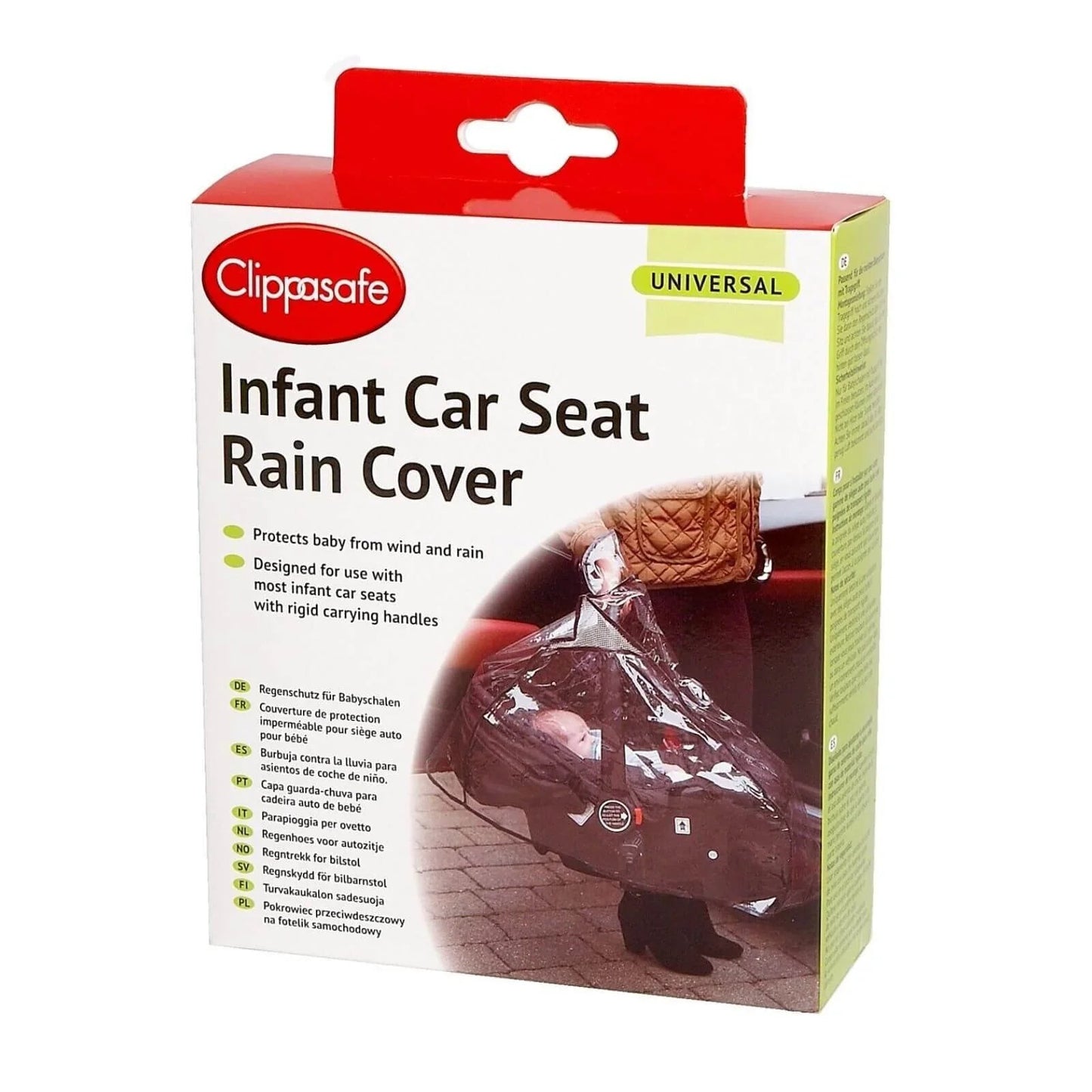 Clippasafe PVC Rain Cover for Infant Car Seat - mezetto ebebek ebebek