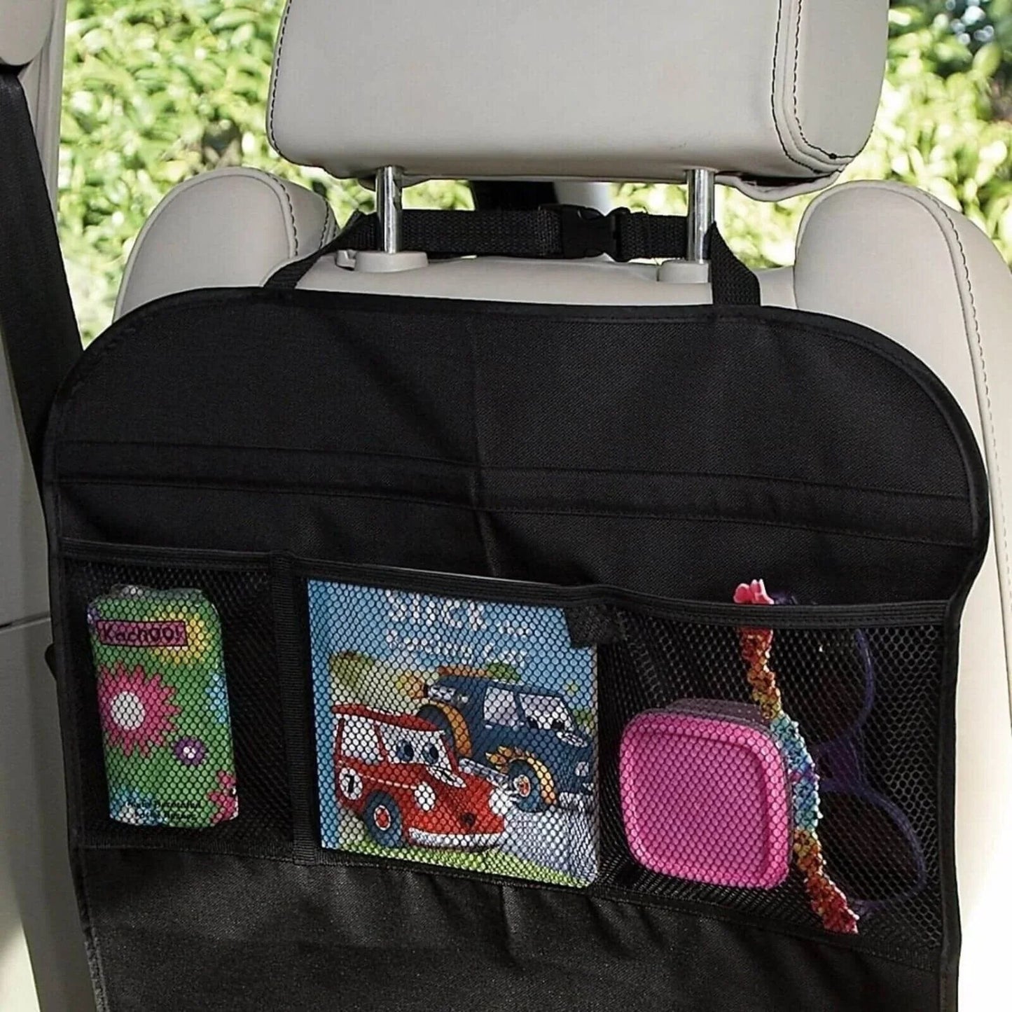 Clippasafe Seat Back Scuff Protector with Storage Pockets - mezetto ebebek ebebek