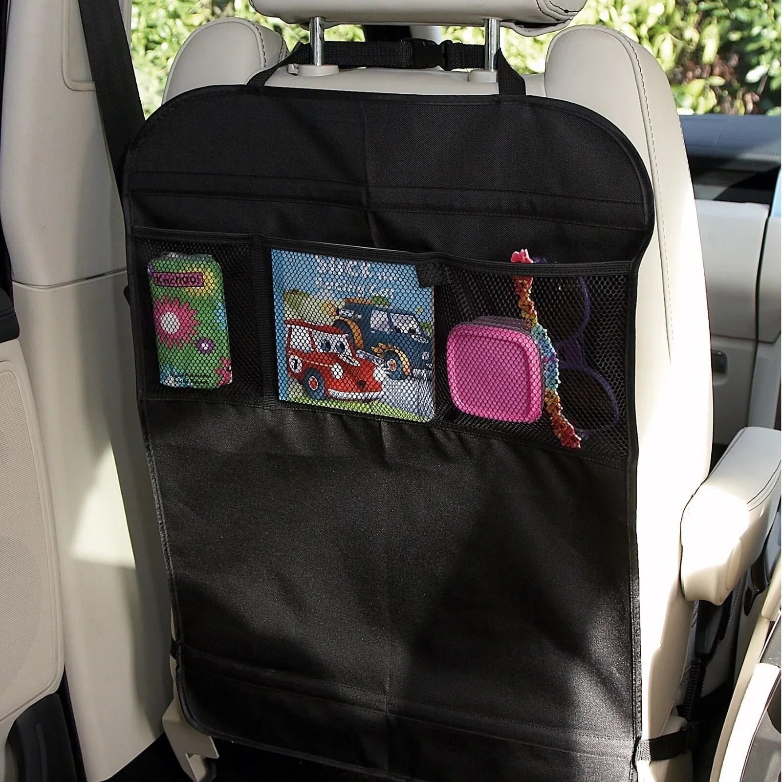 Clippasafe Seat Back Scuff Protector with Storage Pockets - mezetto ebebek ebebek