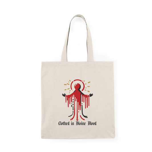 Clothed in Divine Blood Tote Bag - mezetto KEOLIX KEOLIX