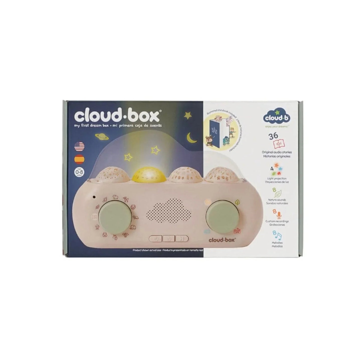 Cloud.b CloudBox Storyteller & Night Light - mezetto ebebek ebebek