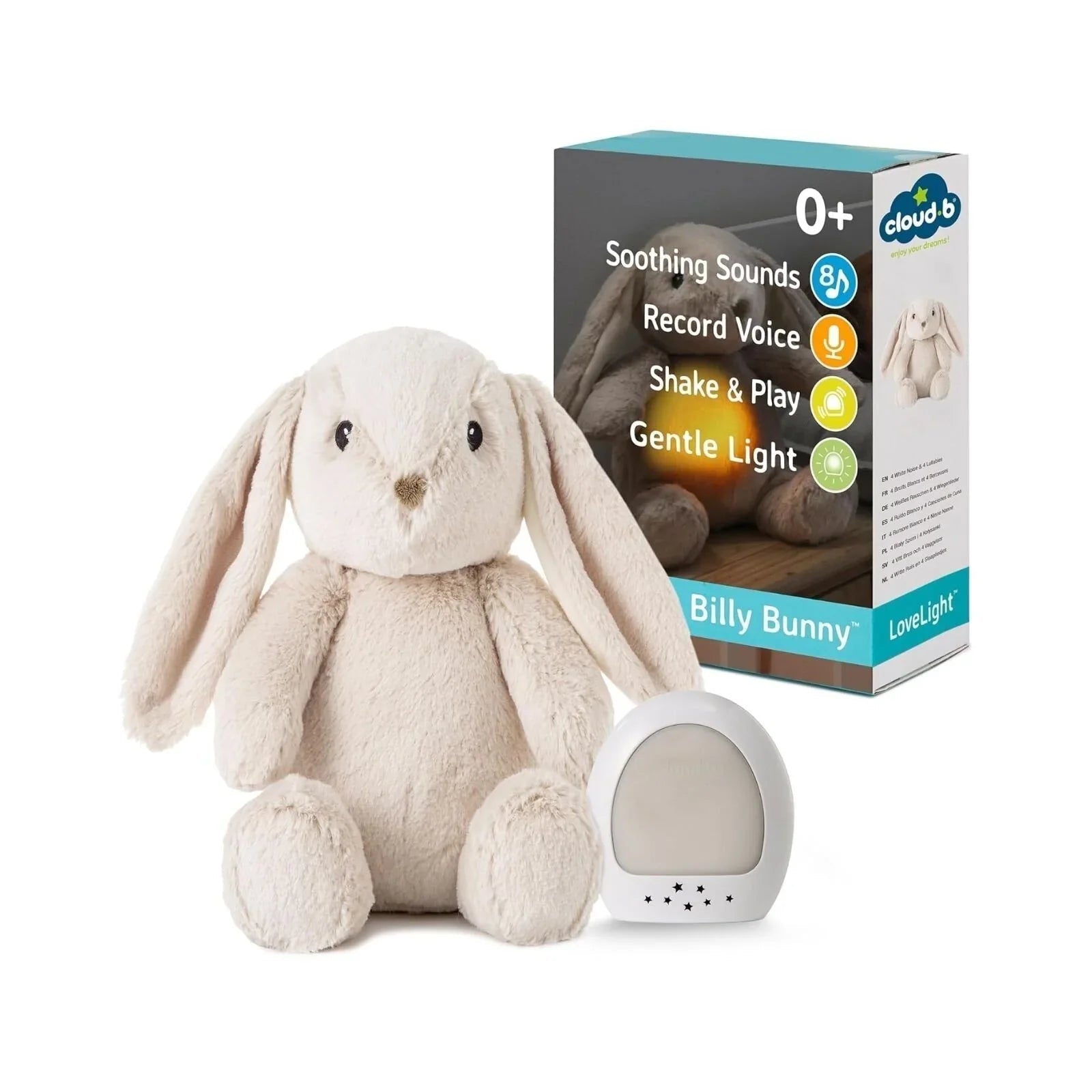 Cloud.b LoveLight Billy Bunny Nightlight & Sound Soother - mezetto ebebek ebebek