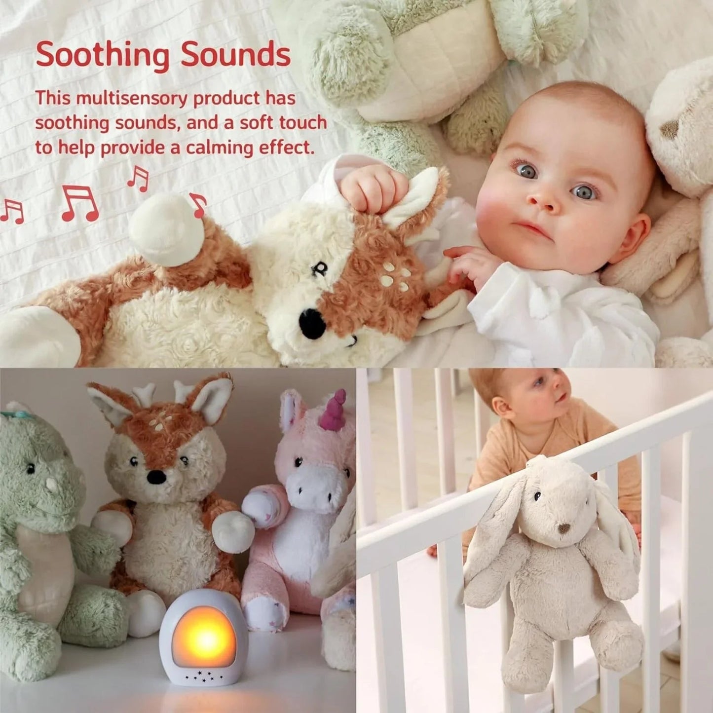 Cloud.b LoveLight Billy Bunny Nightlight & Sound Soother - mezetto ebebek ebebek