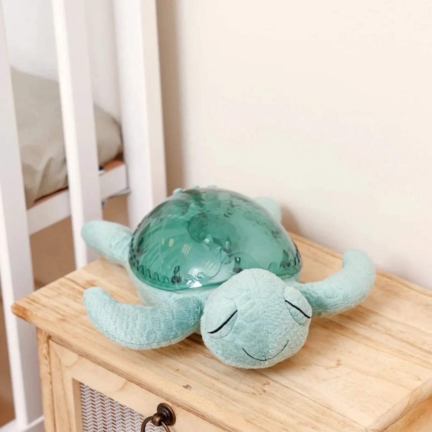 Cloud.b Tranquil Turtle White Noise & Night Light - Green - mezetto ebebek ebebek