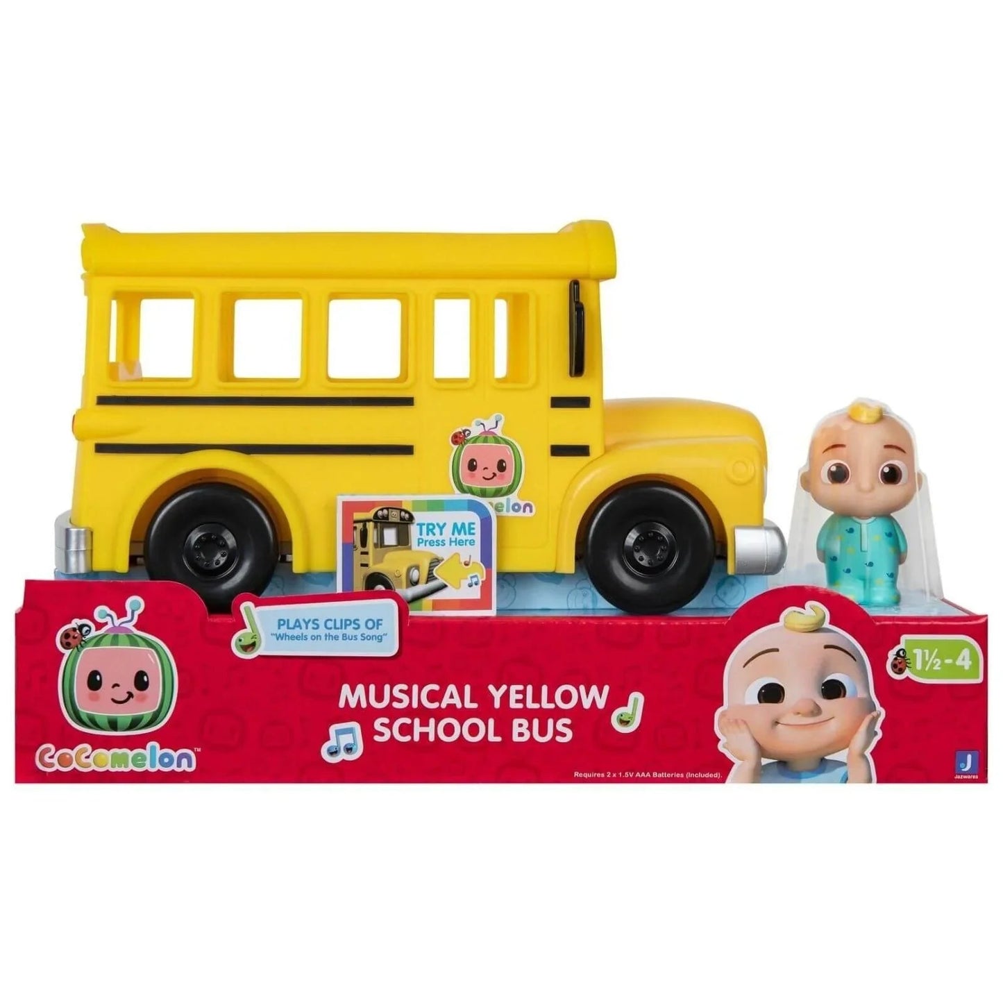 Cocomelon - Feature Vehicle Yellow School Bus - mezetto ebebek ebebek