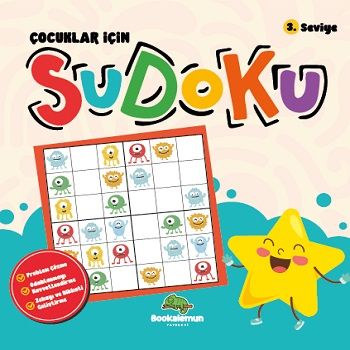 Çocuklar İçin Sudoku 3.Seviye - Bookalemun Yayınevi Kitap