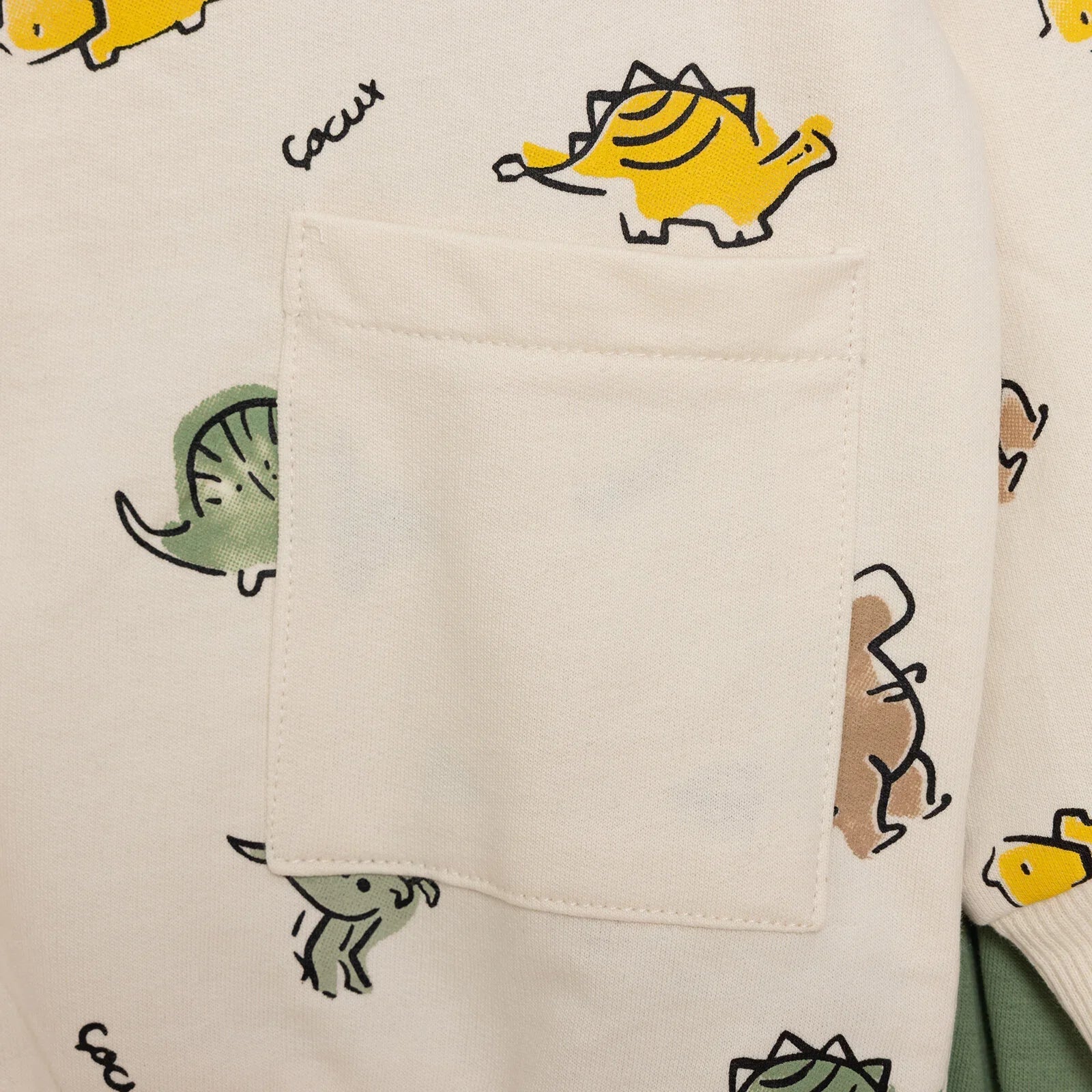 Cocux Animals Baby Boy Tracksuit - Beige - mezetto ebebek ebebek