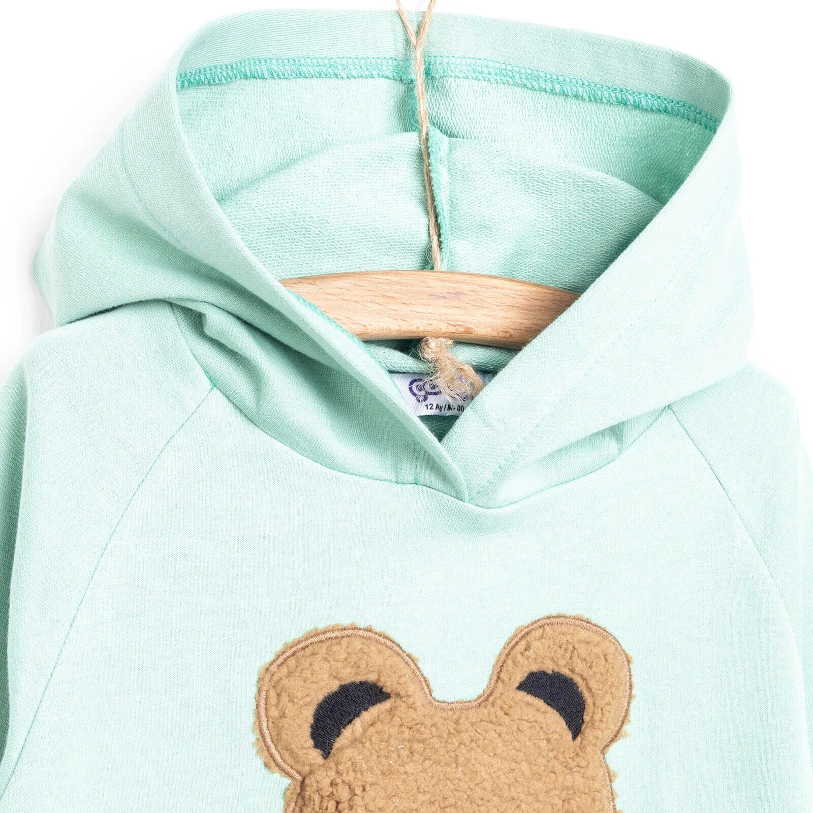 Cocux Baby Girl Cute Animals Tracksuit - Mint - mezetto ebebek ebebek