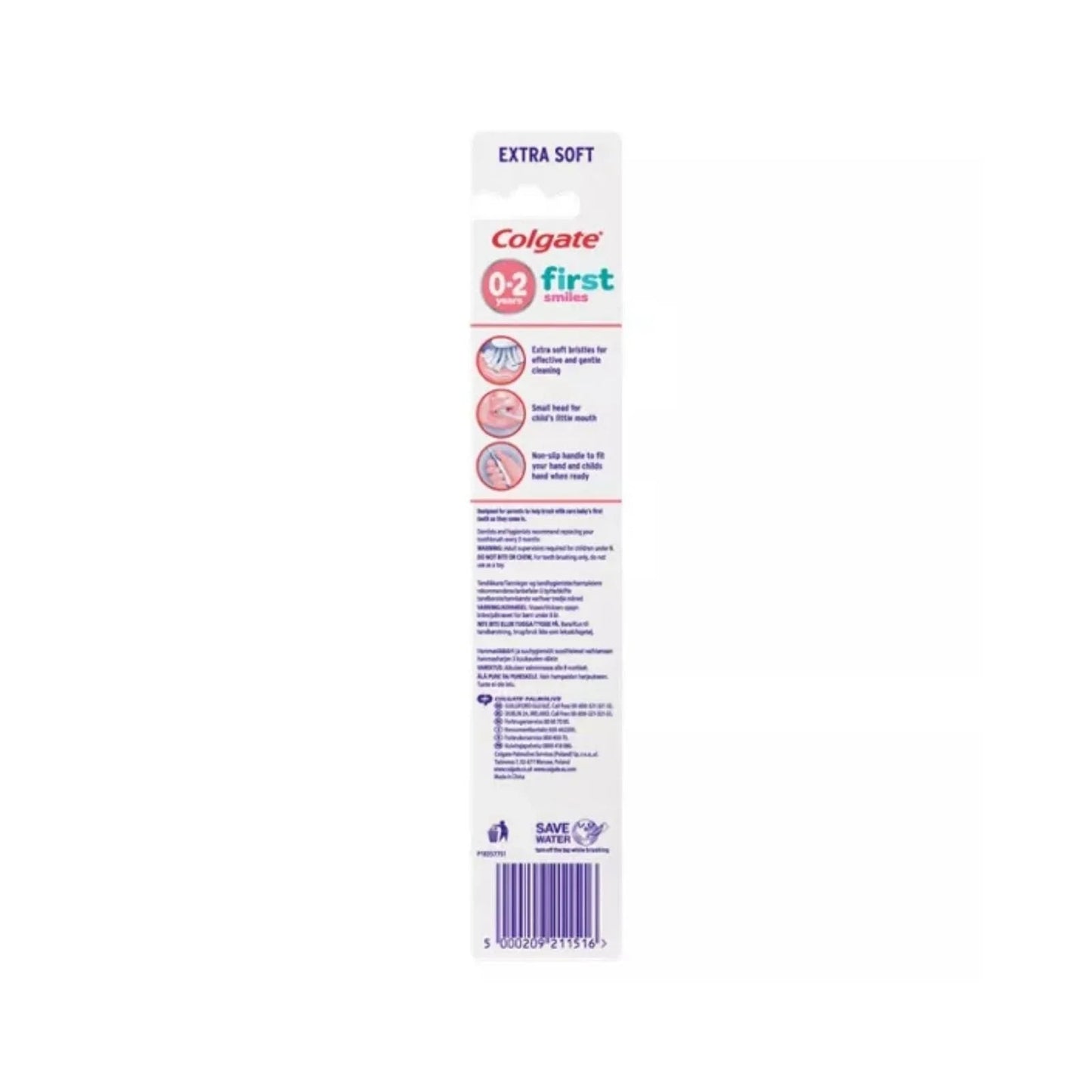 Colgate Kids Extra Soft Toothbrush 0 - 2 years - mezetto ebebek ebebek