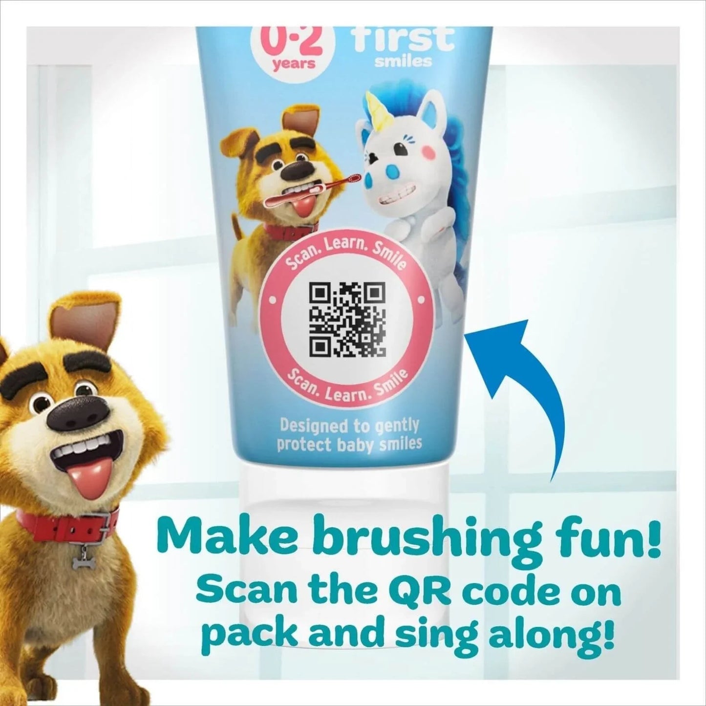Colgate Kids Strawberry Flavour Baby Toothpaste 0 - 2 years 50ml - mezetto ebebek ebebek