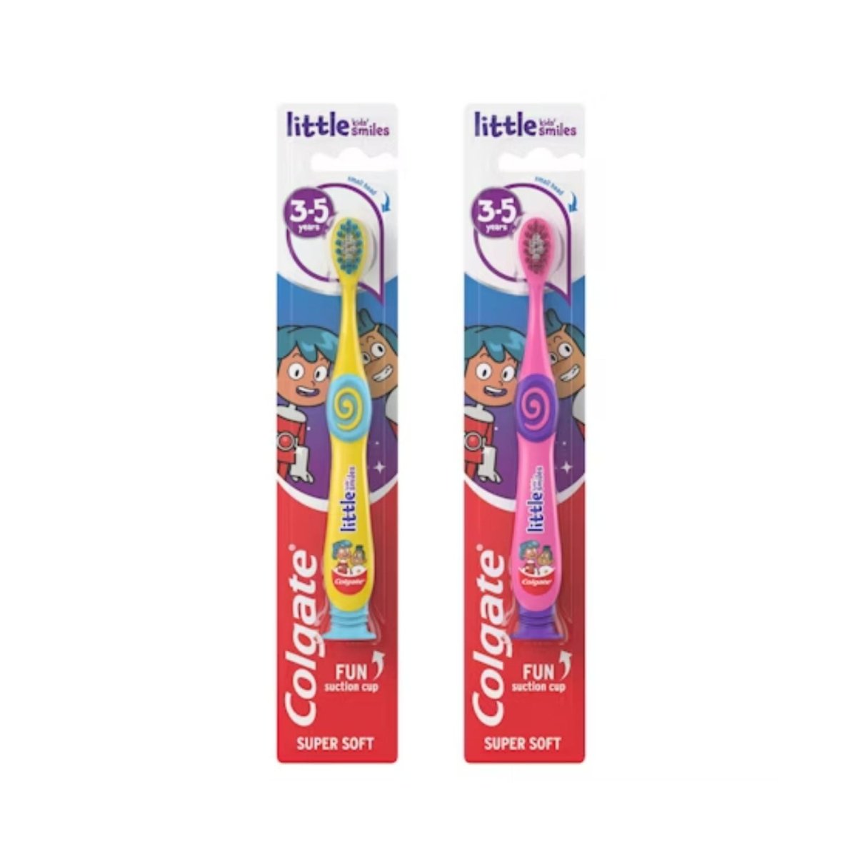 Colgate Smiles Extra Soft Toothbrush 3 - 5 years Assorted - mezetto ebebek ebebek