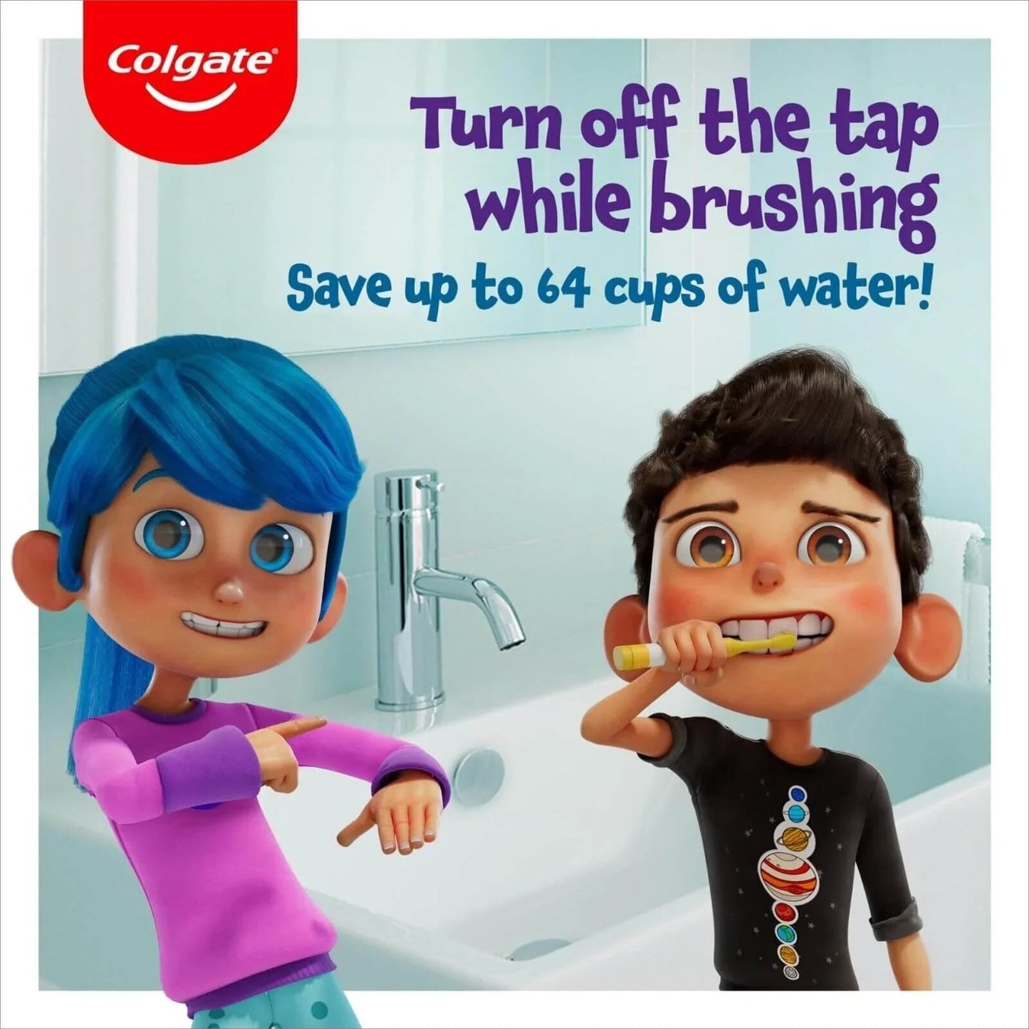 Colgate Toothpaste Kids Maximum Cavity Protection 3+ years 50ml - mezetto ebebek ebebek