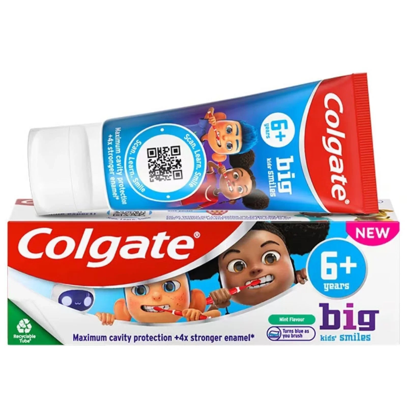 Colgate Toothpaste Kids Mild Mint 6+ years 50ml - mezetto ebebek ebebek