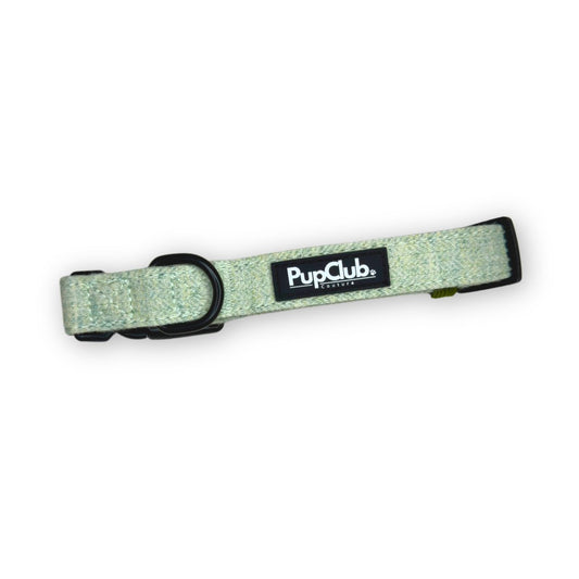 Collar - Tweed Sage - mezetto PupClub Couture PupClub Couture