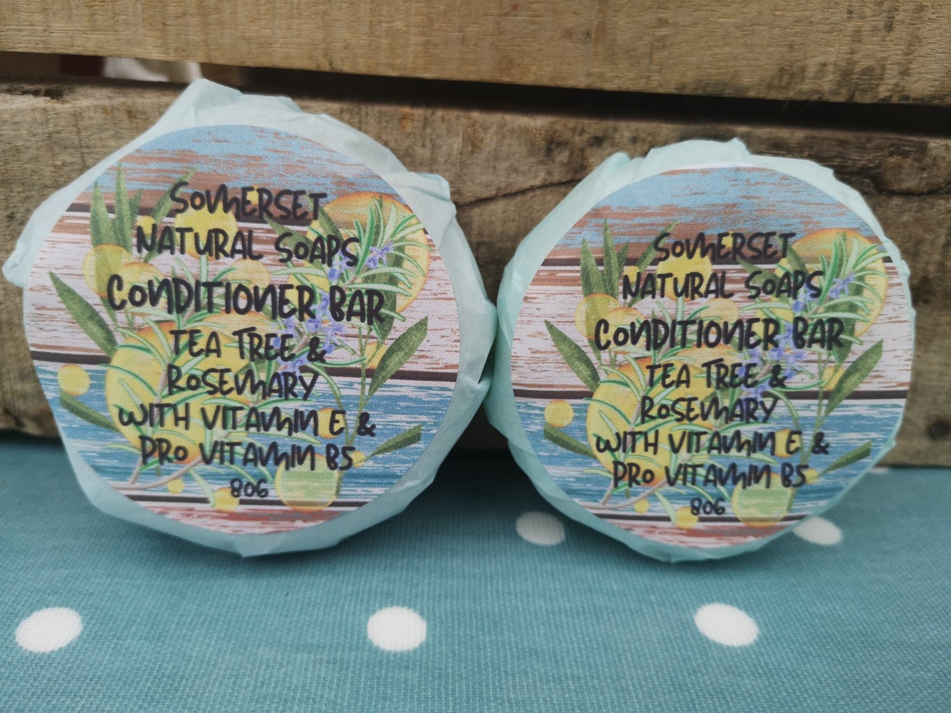 Conditioner Bar Tea Tree & Rosemary - mezetto Shopify Collective Somerset Natural Soaps