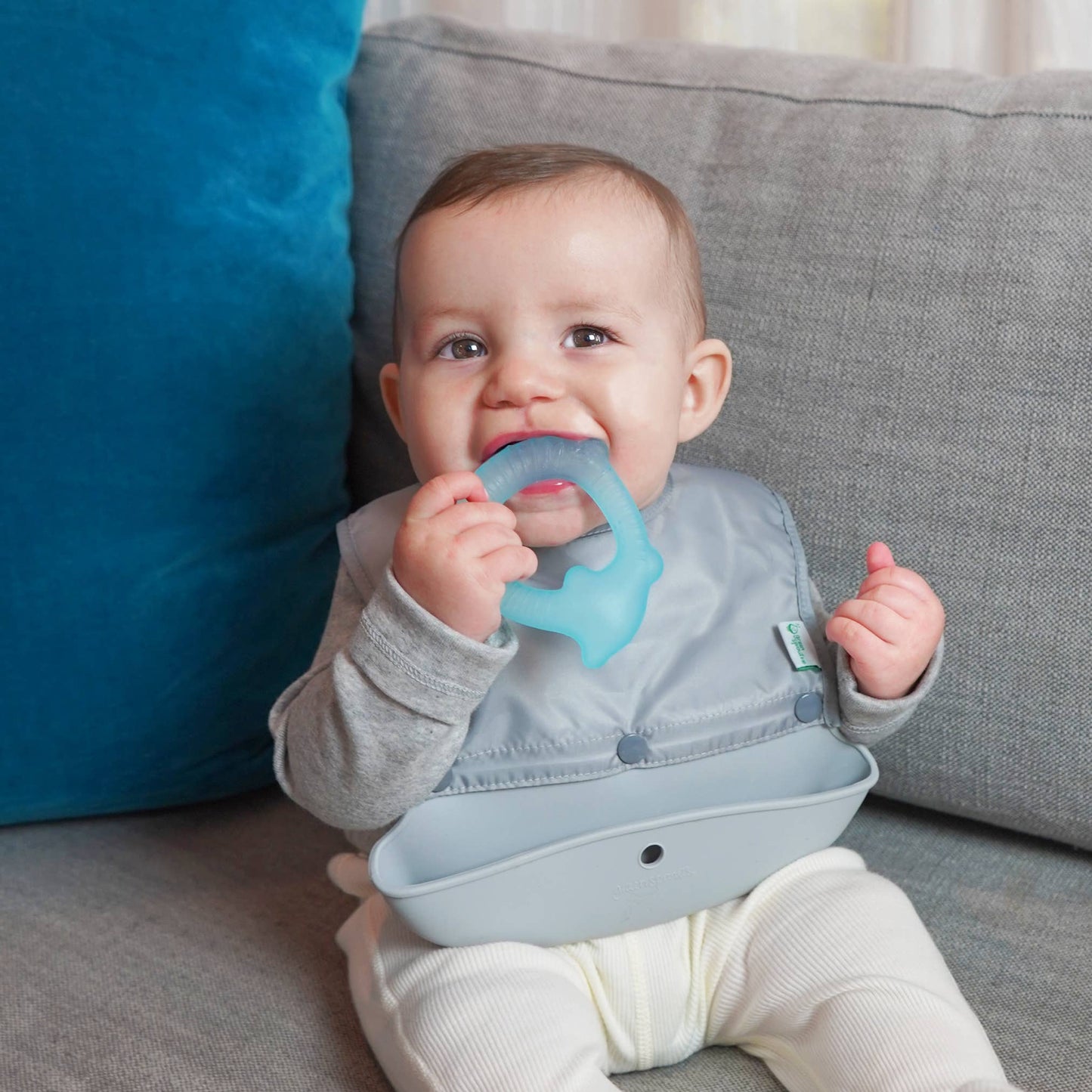 Cool Nature Teether - Two Pack - Green & Aqua / Yellow & Aqua - mezetto Baby&More Baby&More