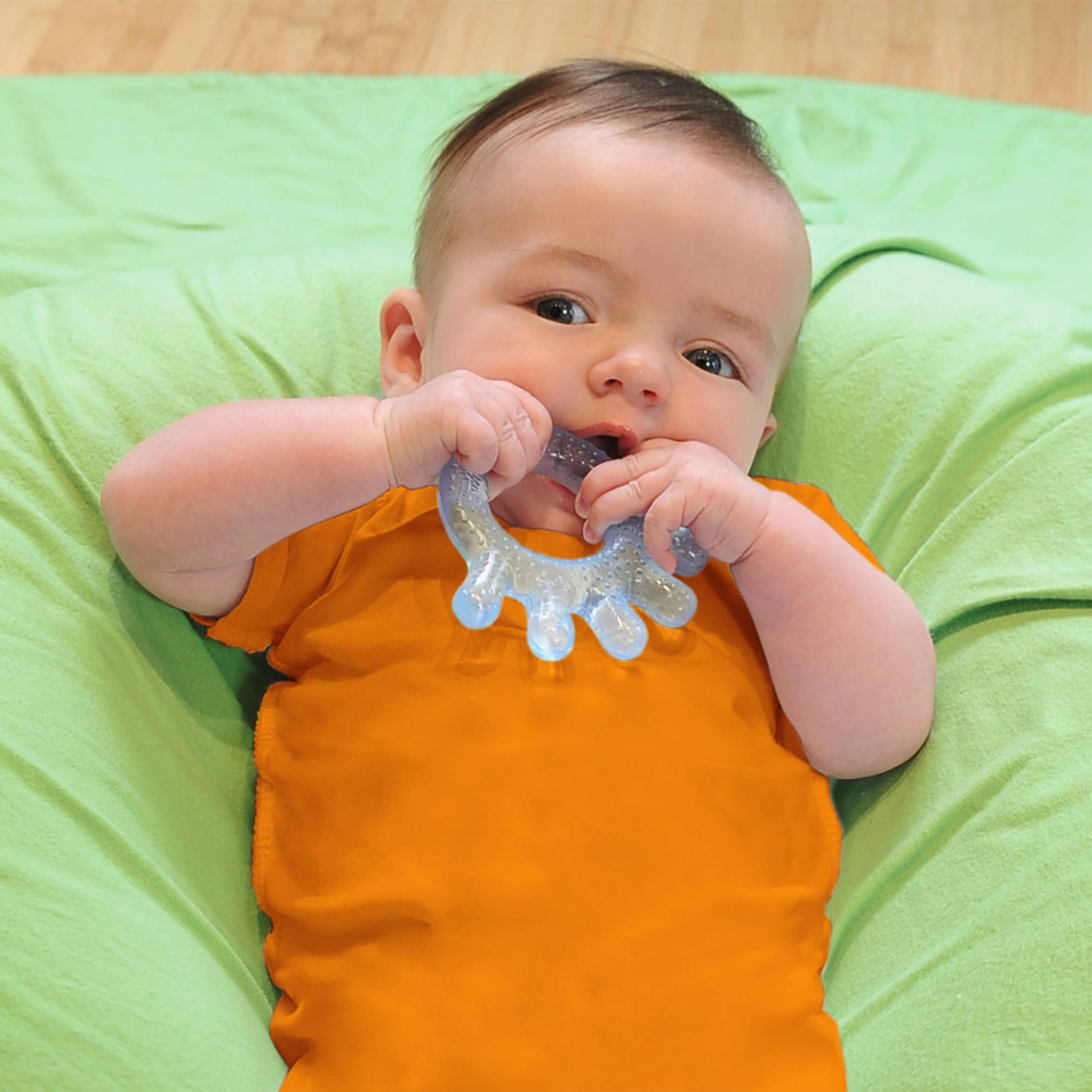 Cooling Teether - Two Pack - Pink & Purple / Blue & Green - mezetto Baby&More Baby&More