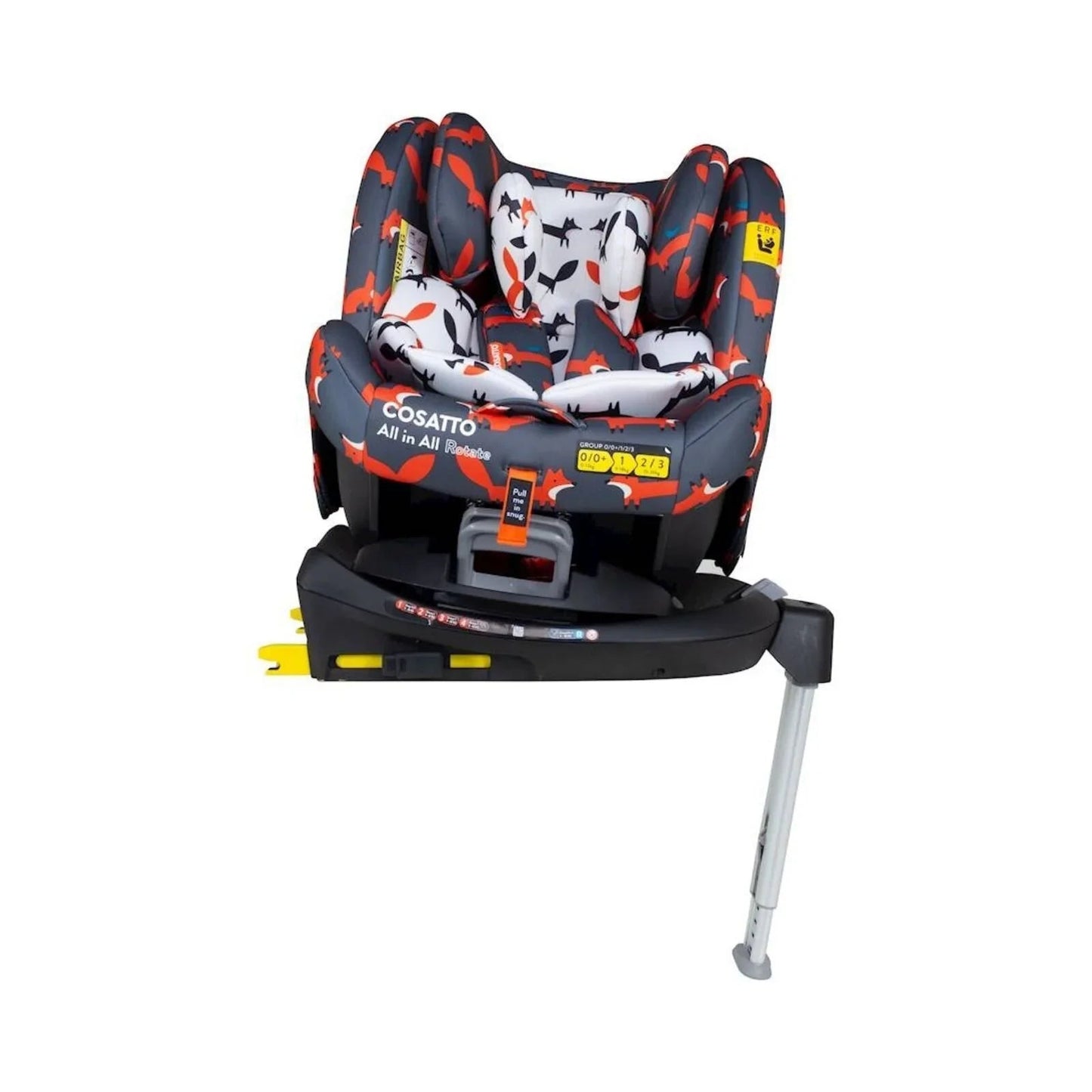 Cosatto All in All 360 Rotate i - Size Car Seat - Charcoal Mister Fox - mezetto ebebek ebebek