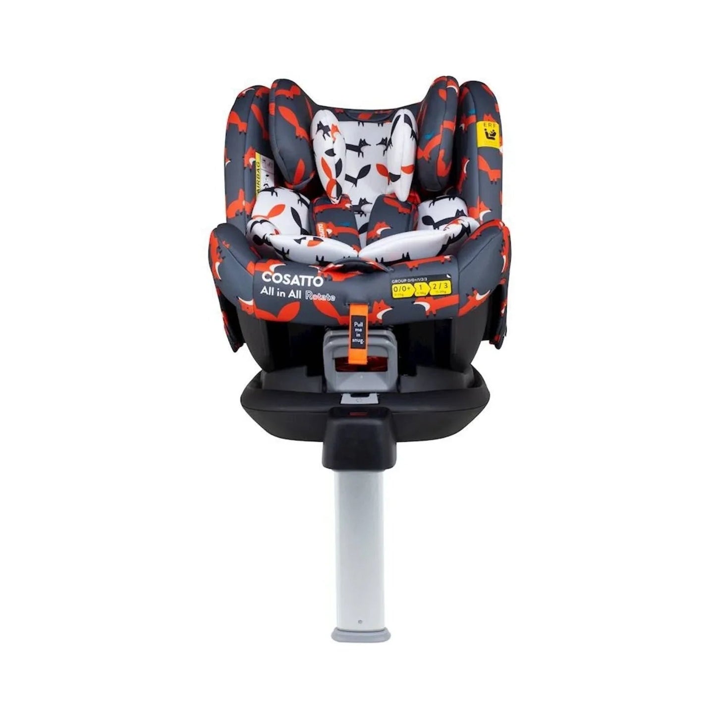 Cosatto All in All 360 Rotate i - Size Car Seat - Charcoal Mister Fox - mezetto ebebek ebebek