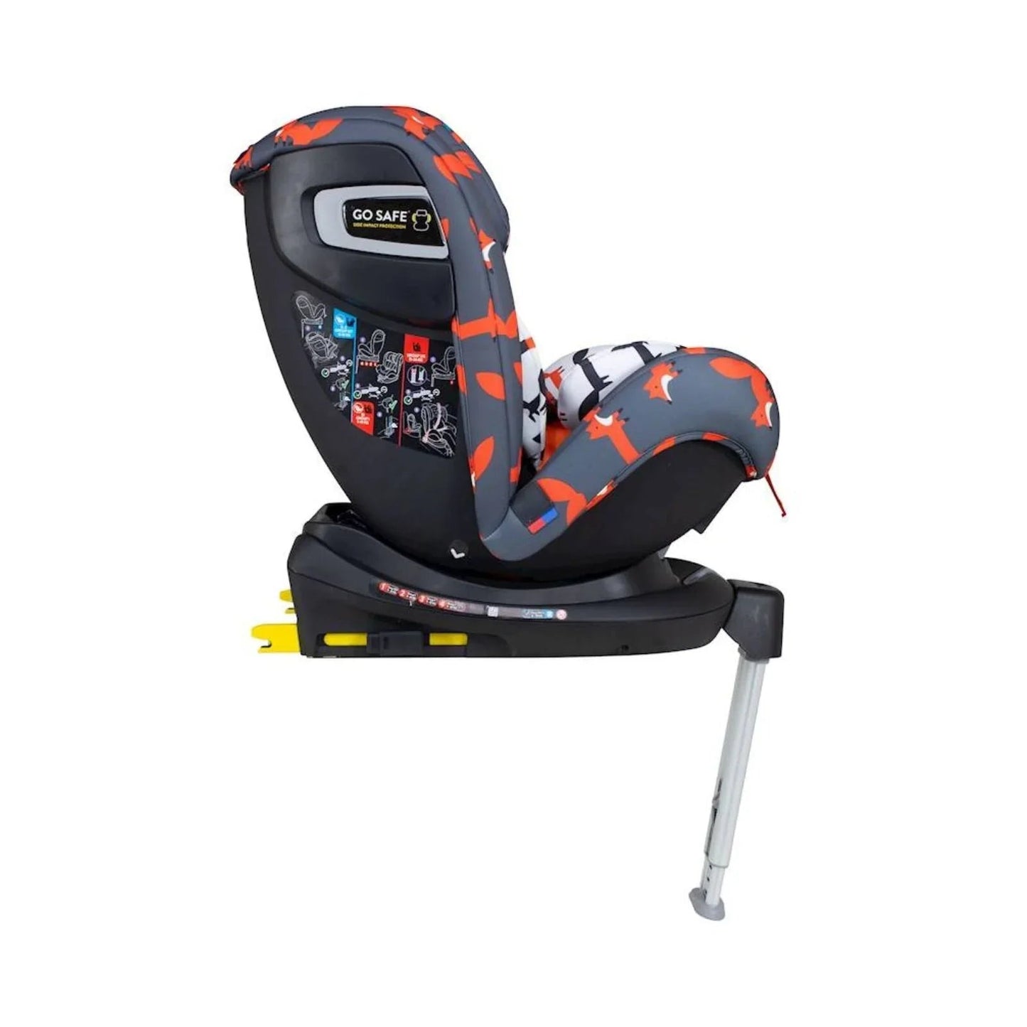Cosatto All in All 360 Rotate i - Size Car Seat - Charcoal Mister Fox - mezetto ebebek ebebek