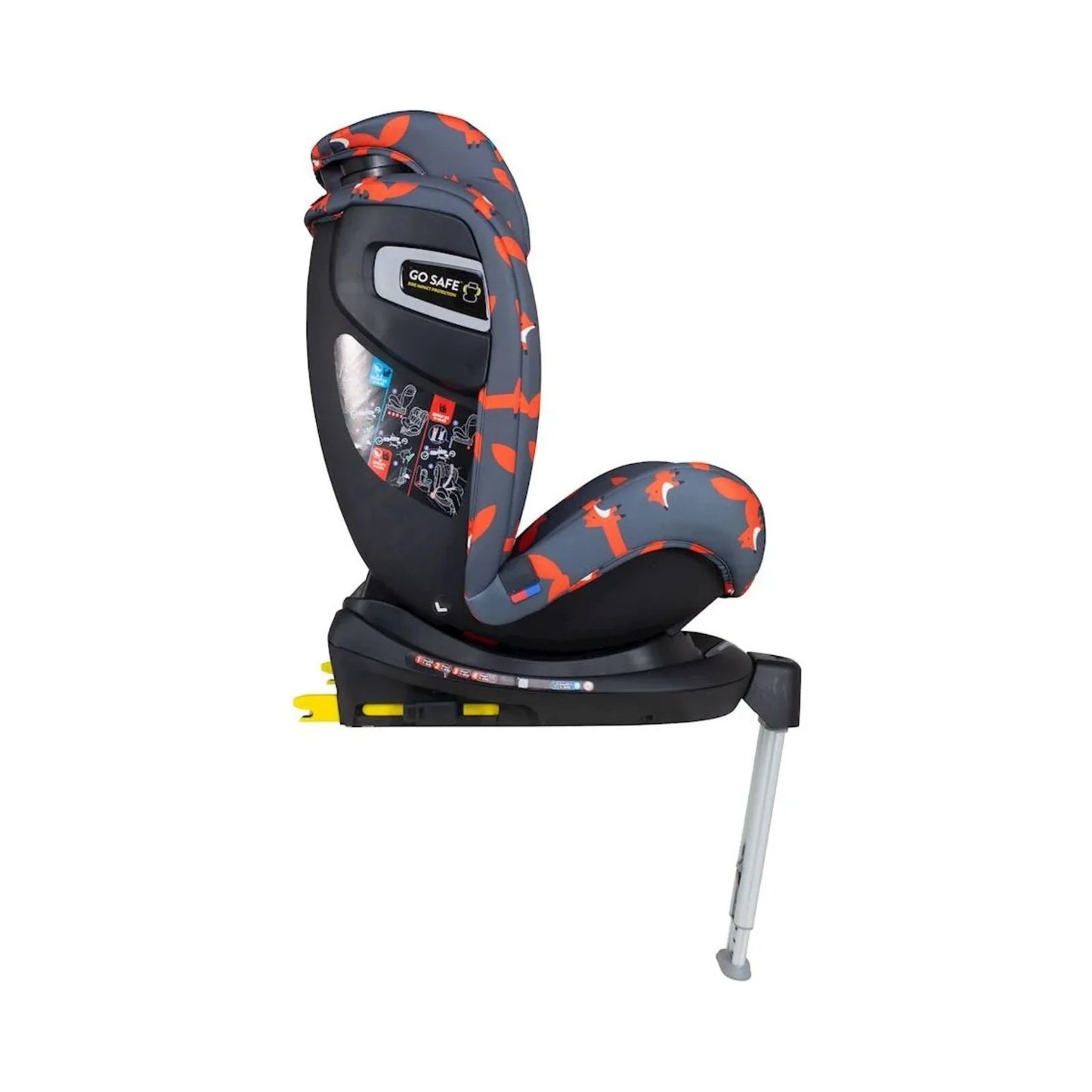 Cosatto All in All 360 Rotate i - Size Car Seat - Charcoal Mister Fox - mezetto ebebek ebebek