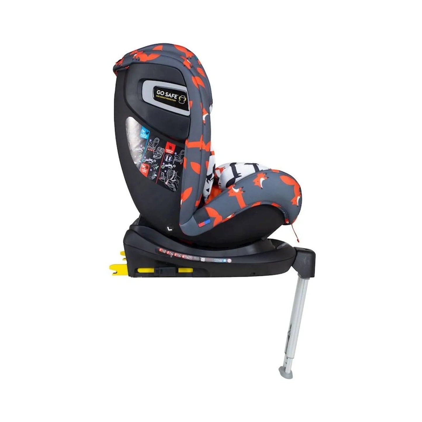 Cosatto All in All 360 Rotate i - Size Car Seat - Charcoal Mister Fox - mezetto ebebek ebebek