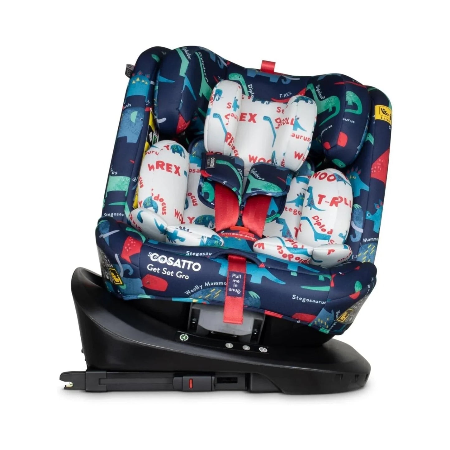 Cosatto Get Set Gro i - Size 360 Car Seat - D is for Dino - mezetto ebebek ebebek