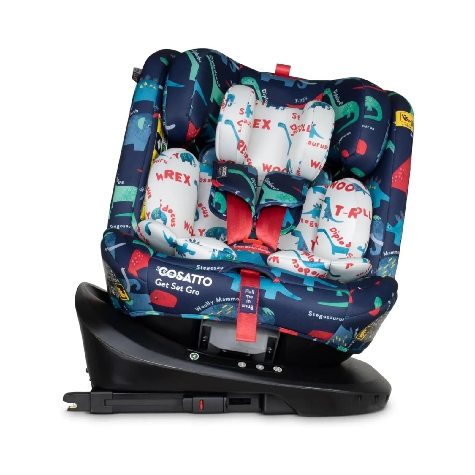 Cosatto Get Set Gro i - Size 360 Car Seat - D is for Dino - mezetto ebebek ebebek