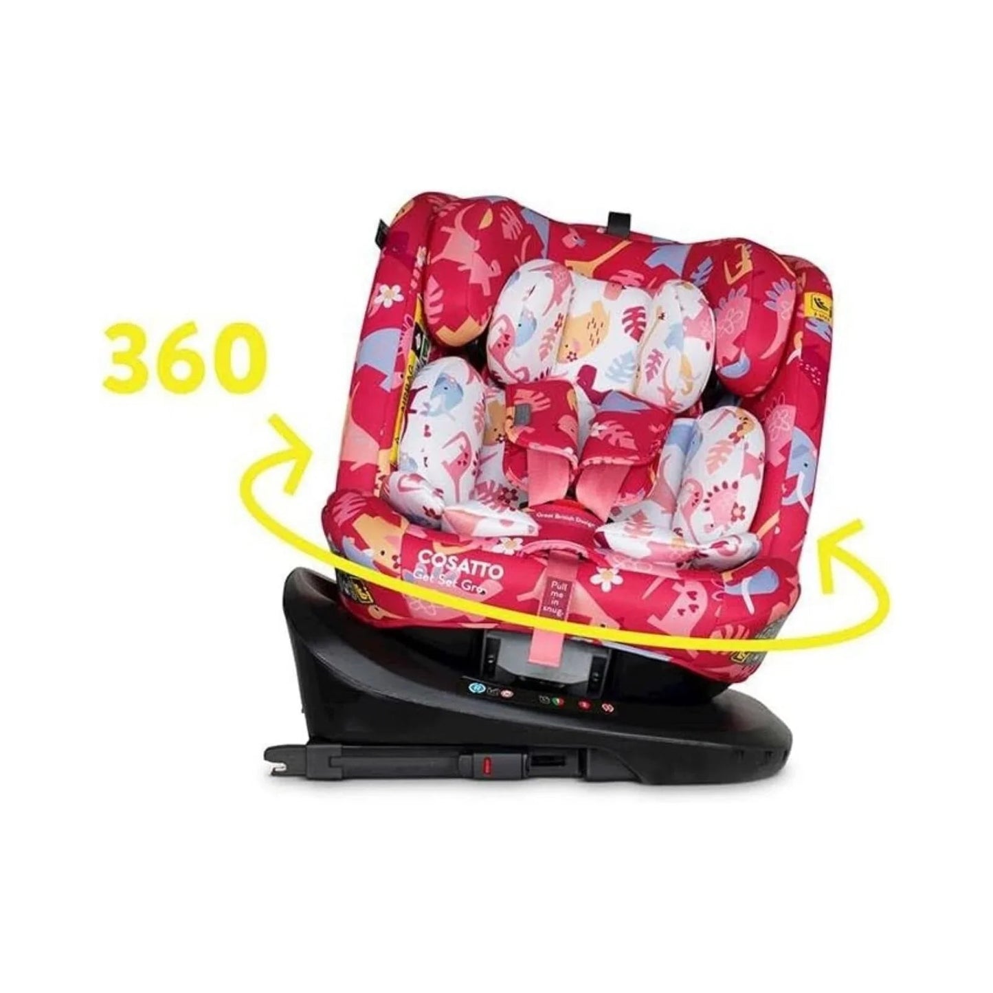 Cosatto Get Set Gro i - Size 360 Car Seat - Dino Delite - mezetto ebebek ebebek