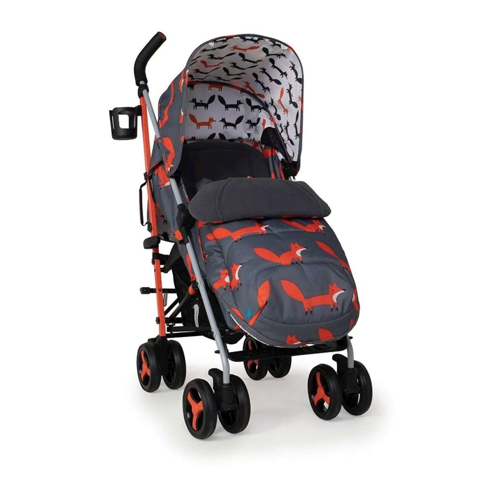 Cosatto Supa 3 Stroller - Charcoal Mister Fox - mezetto ebebek ebebek
