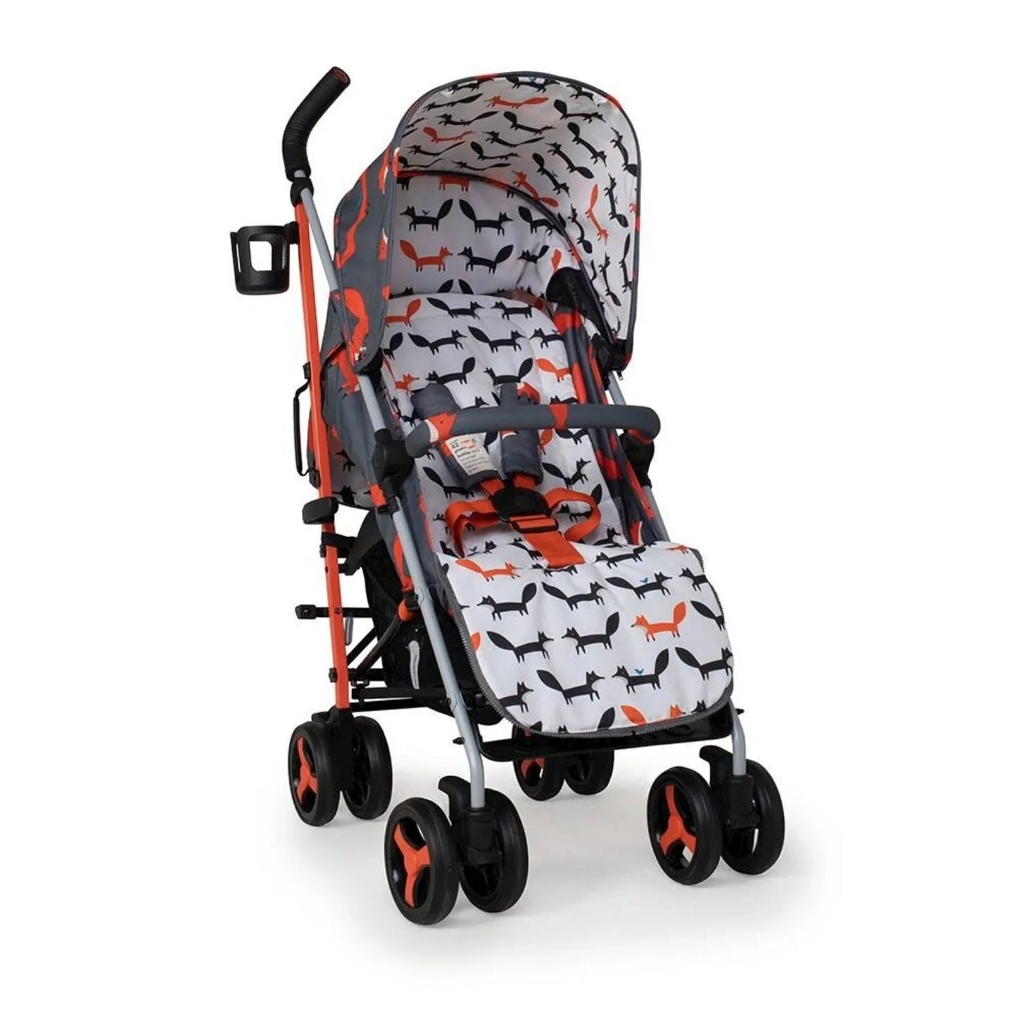 Cosatto Supa 3 Stroller - Charcoal Mister Fox - mezetto ebebek ebebek