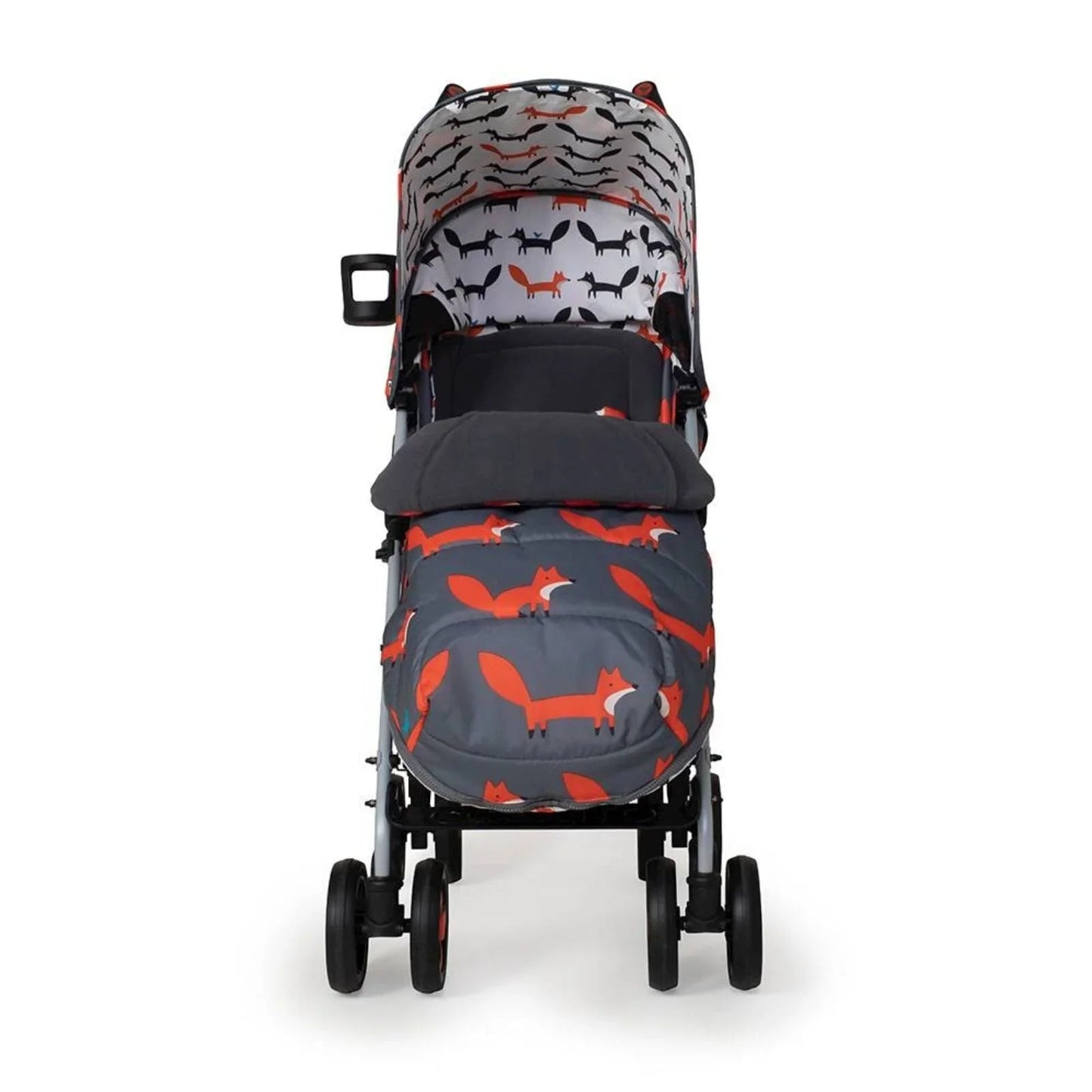 Cosatto Supa 3 Stroller - Charcoal Mister Fox - mezetto ebebek ebebek