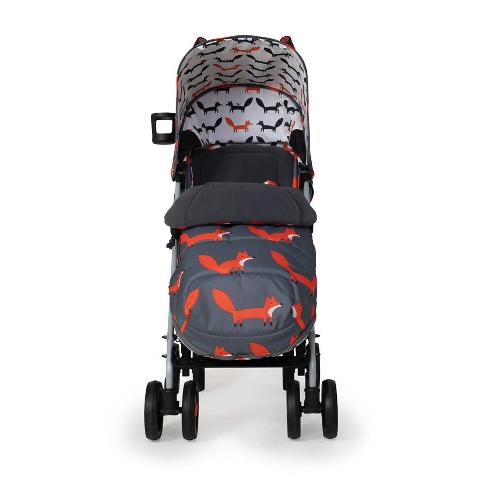 Cosatto Supa 3 Stroller - Charcoal Mister Fox - mezetto ebebek ebebek