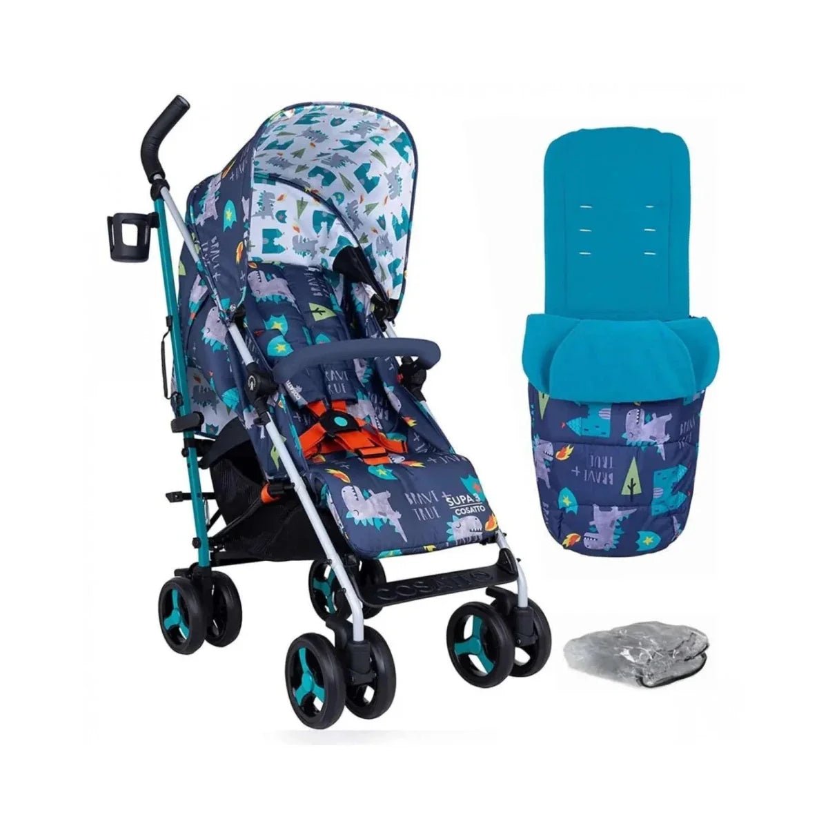 Cosatto Supa 3 Stroller - Dragon Kingdom - mezetto ebebek ebebek
