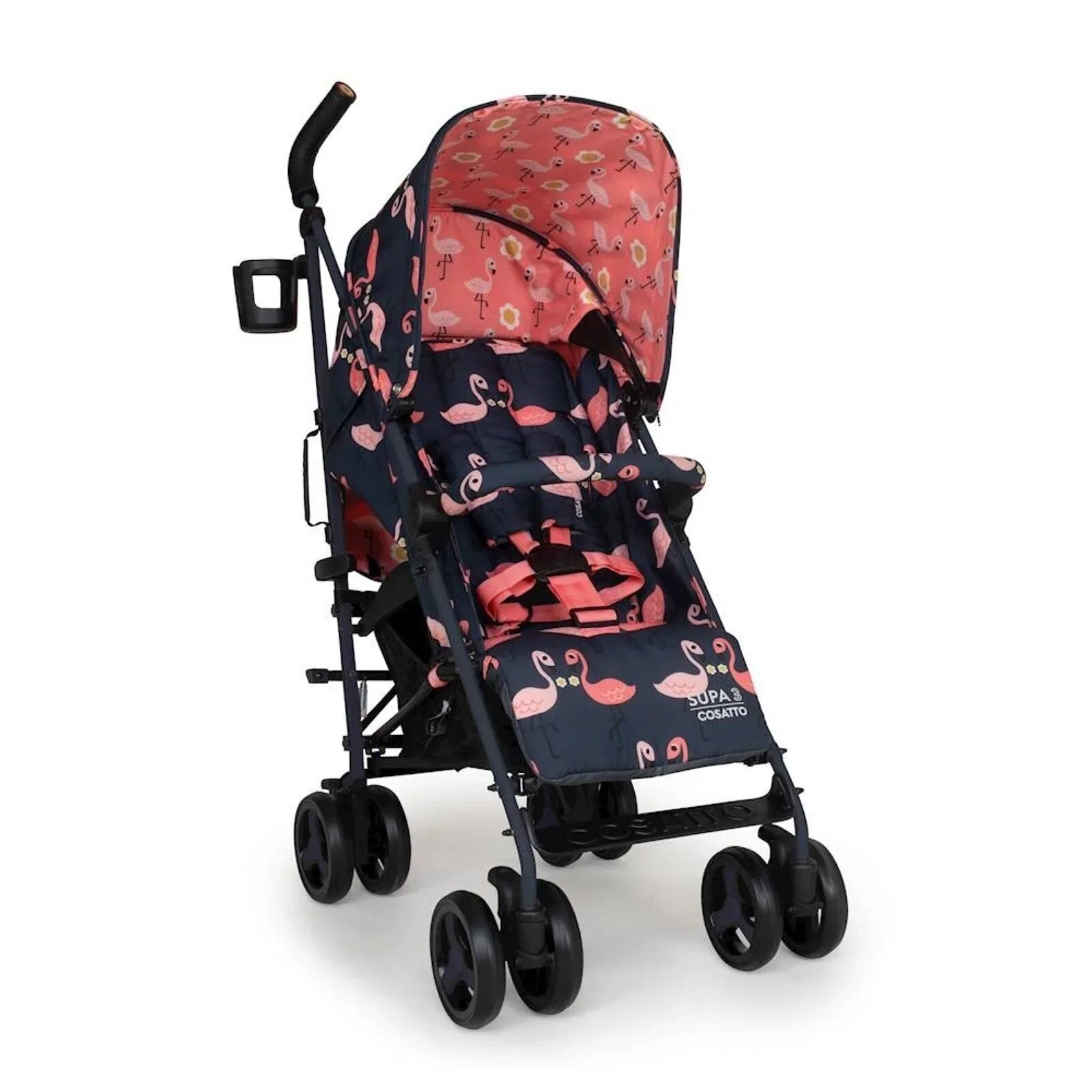 Cosatto Supa 3 Stroller - Pretty Flamingo - mezetto ebebek ebebek