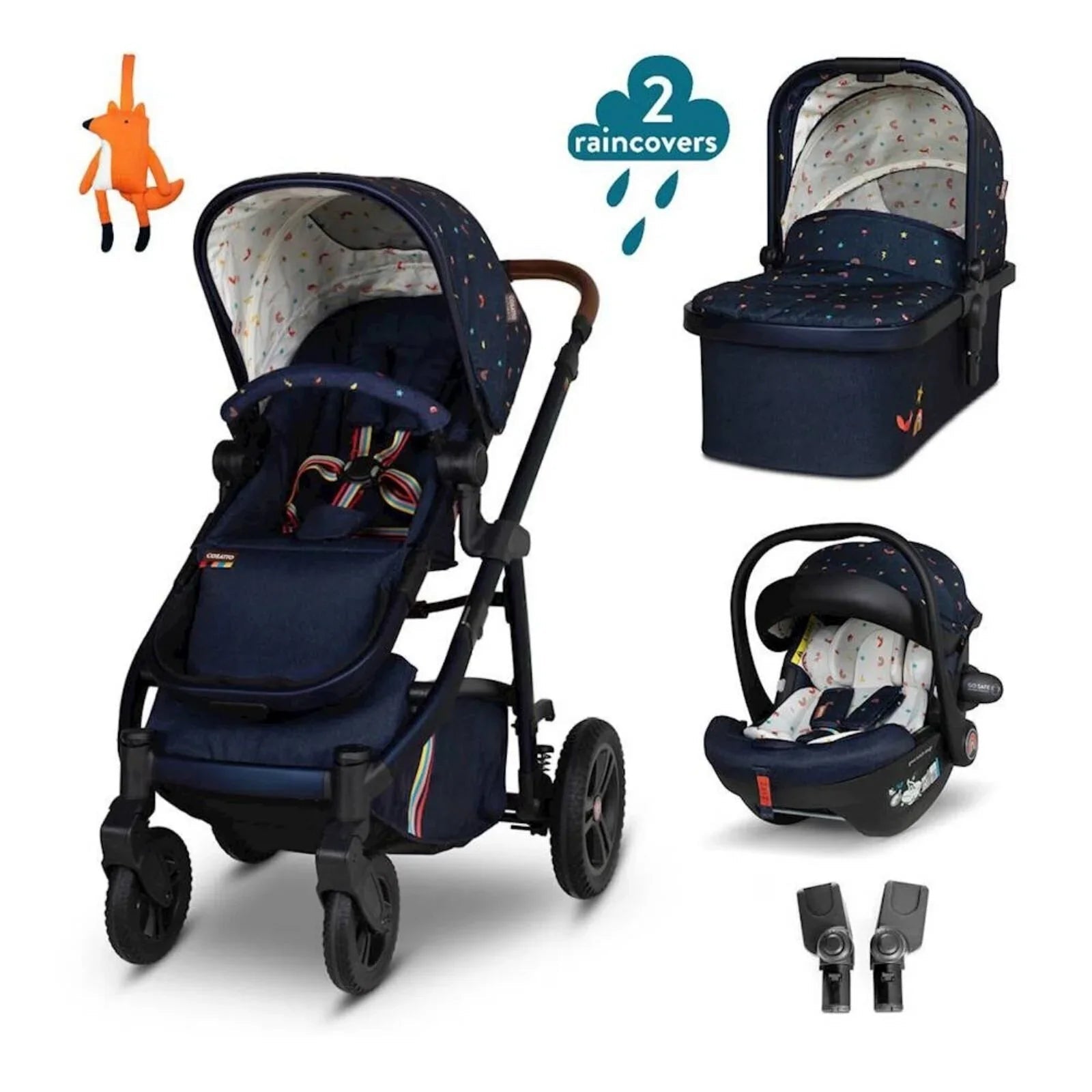 Cosatto Wow 3 Car Seat Bundle - Doodle Days - mezetto ebebek ebebek