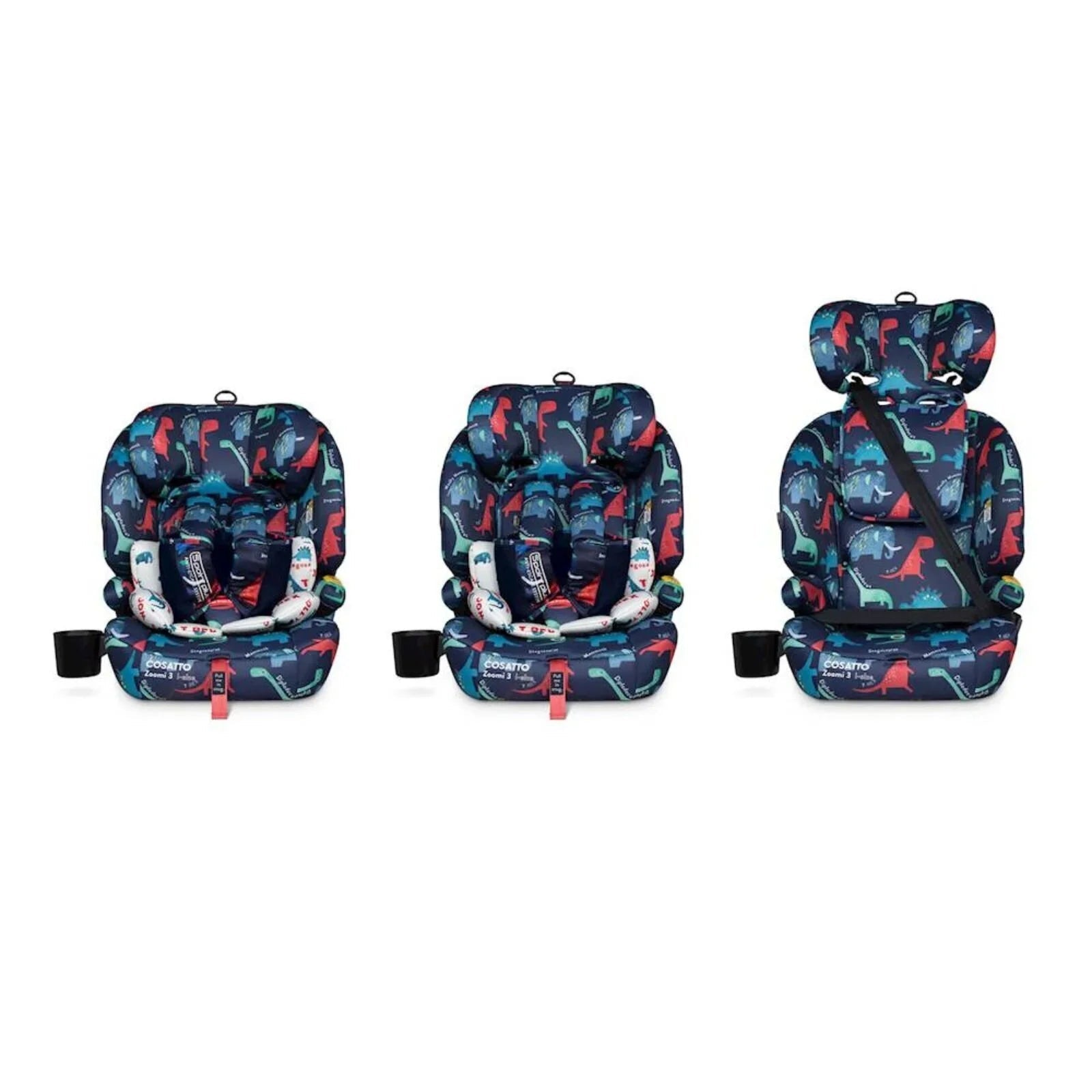 Cosatto Zoomi 3 i - Size Car Seat - D is For Dino - mezetto ebebek ebebek