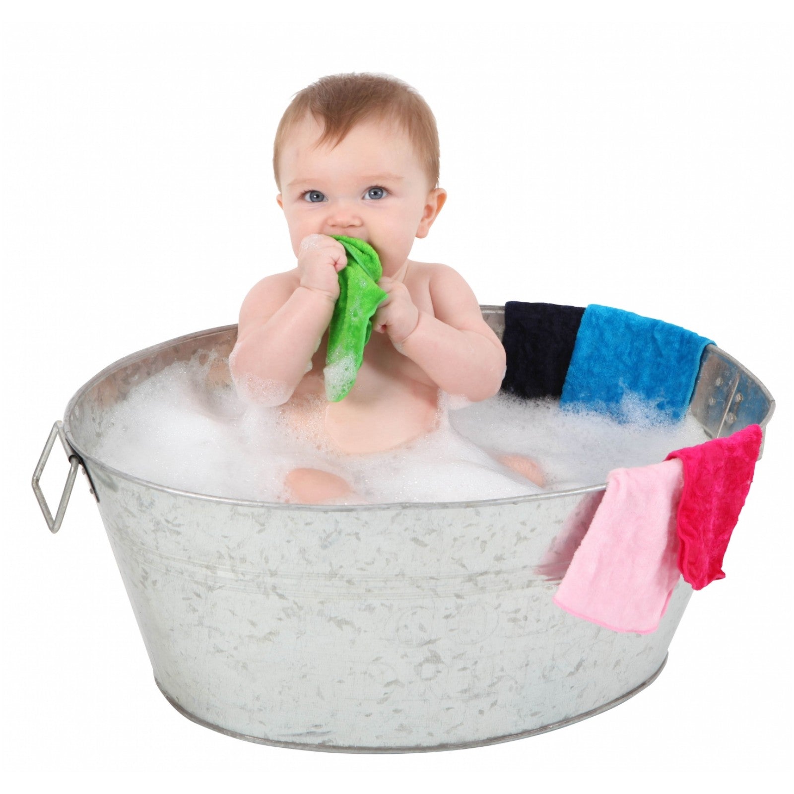 Cotton Facewashers / Reusable Wipes - Pack of Six - mezetto Baby&More Baby&More