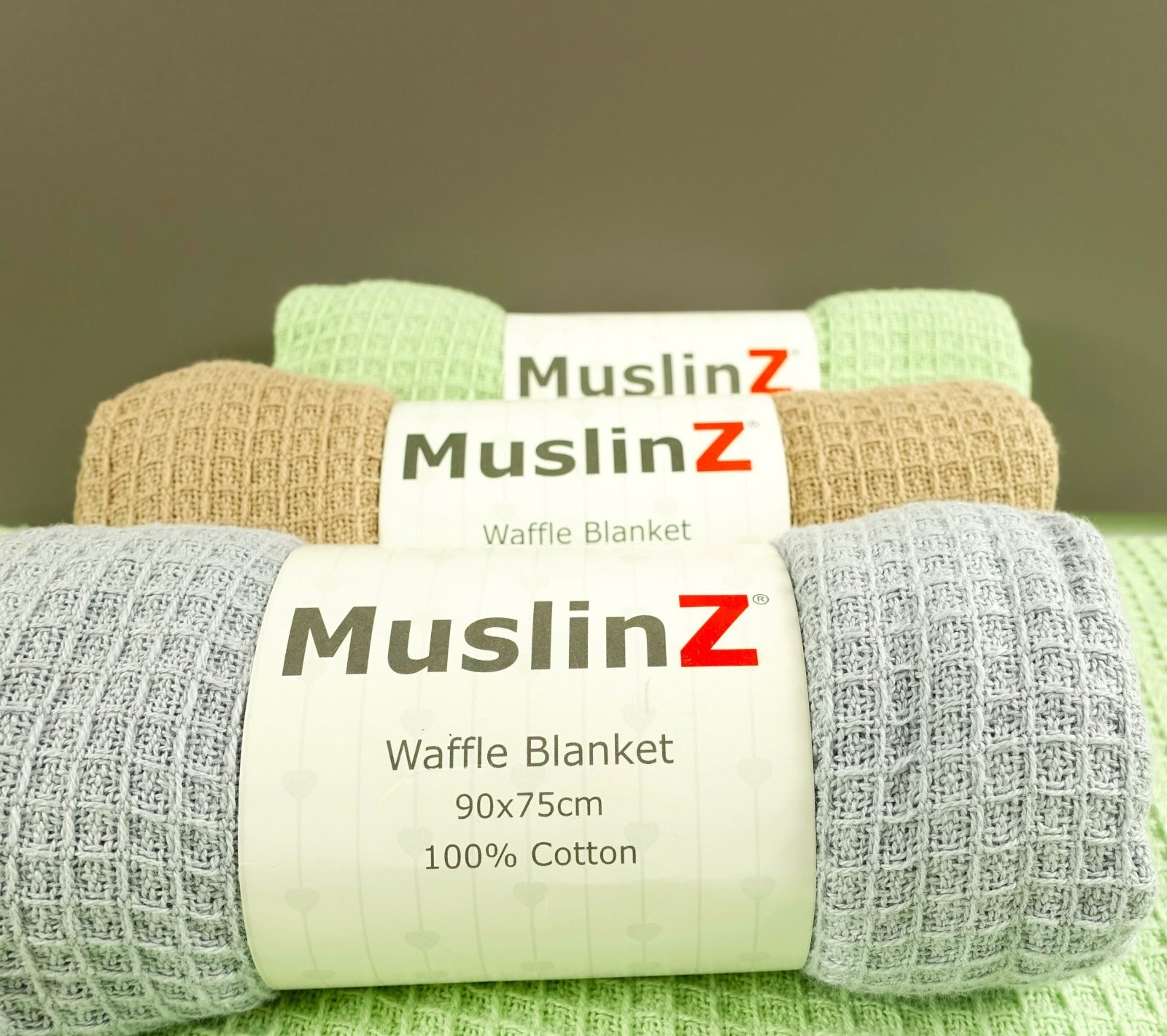 Cotton Waffle Baby Blanket - mezetto Baby&More Baby&More