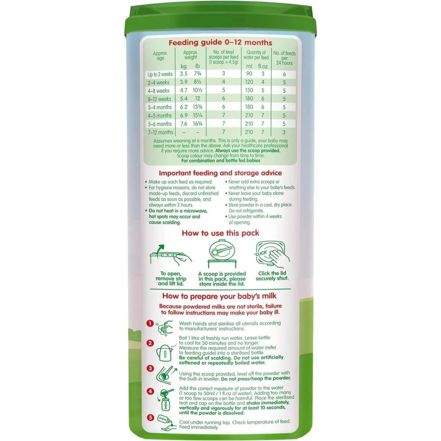 Cow and Gate 1 First Infant Milk Formula 0 - 6 months 800g - mezetto ebebek ebebek