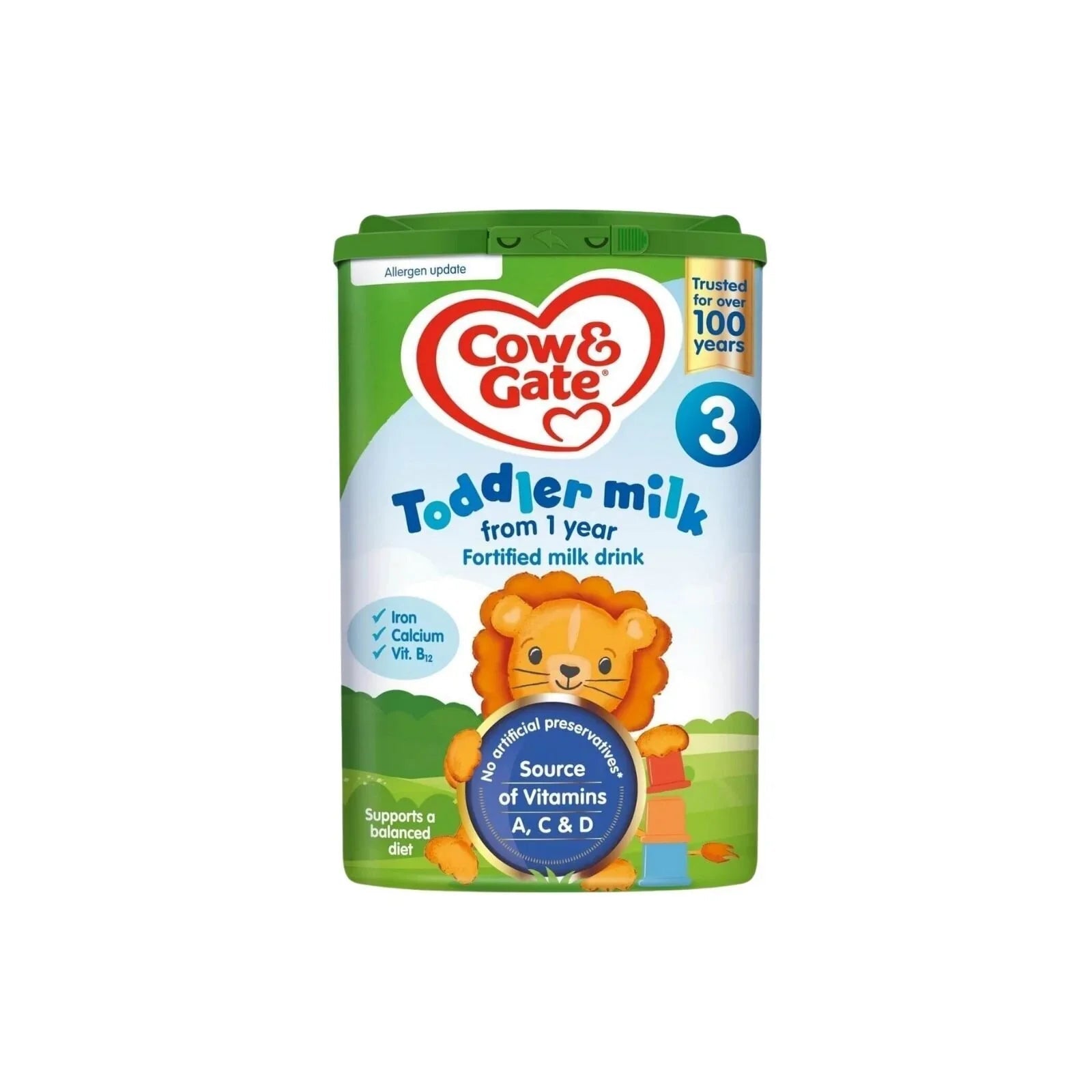 Cow and Gate 3 Growing Up Milk Formula 1+ year 800g - mezetto ebebek ebebek
