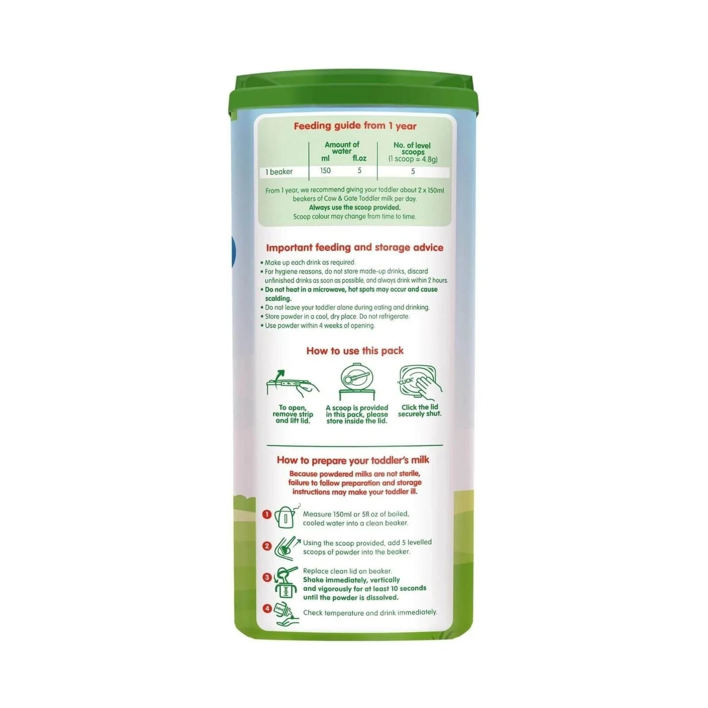 Cow and Gate 3 Growing Up Milk Formula 1+ year 800g - mezetto ebebek ebebek